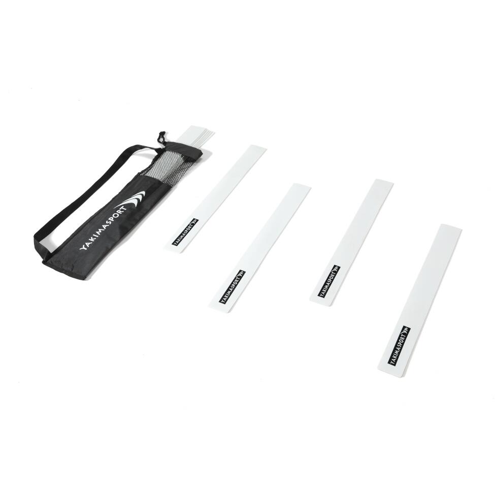 YAKIMASPORT Flache Spielfeldmarkierungen 10er-Set, Gummi, Blau 4/6