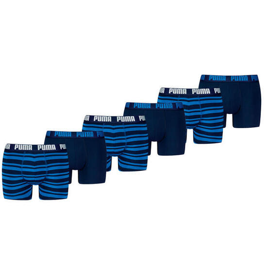 Boxers Everyday Heritage Stripe - lot de 6 - Bleu