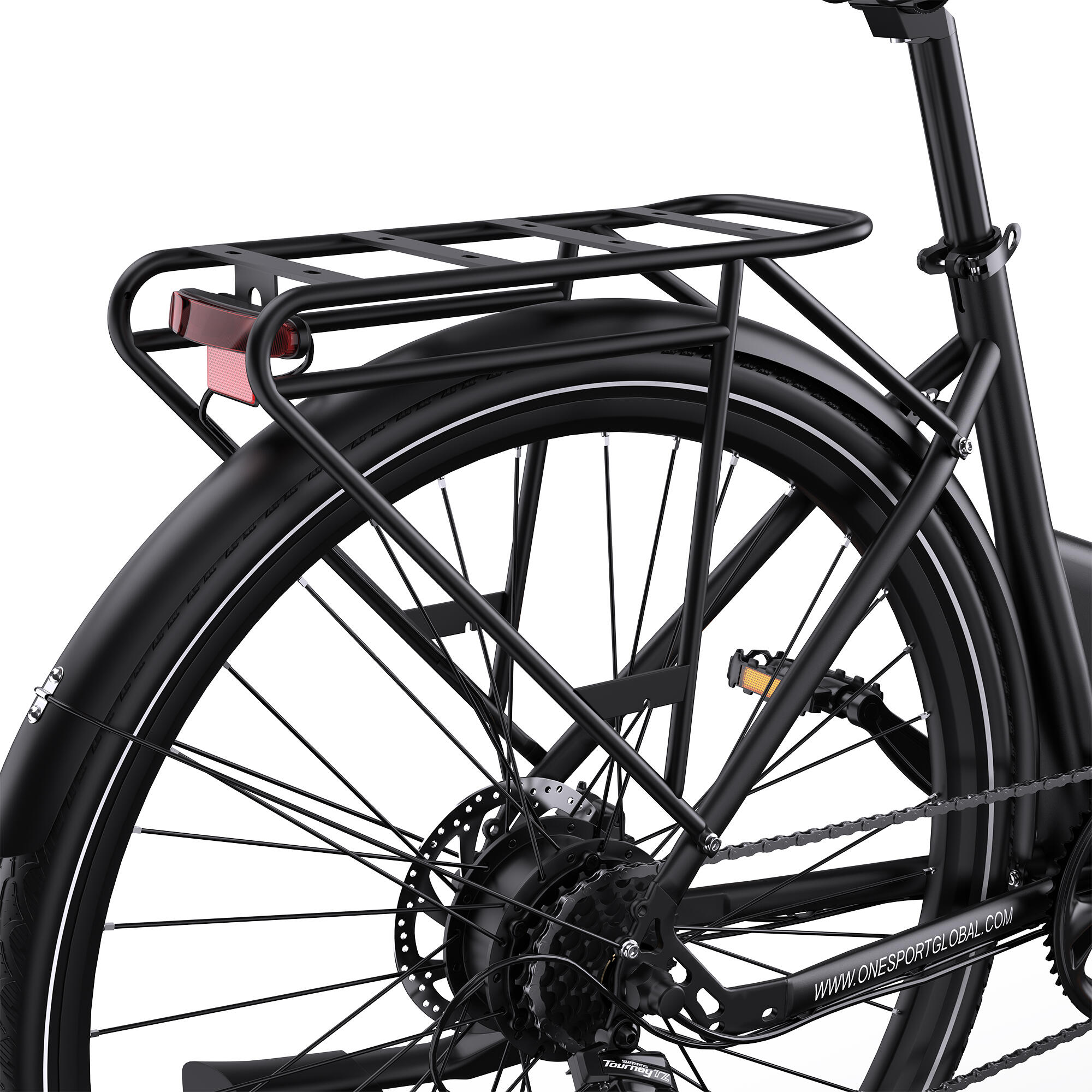 Bicicleta Elétrica OT12 65 km Autonomia 250W Shimano 7V 4/4