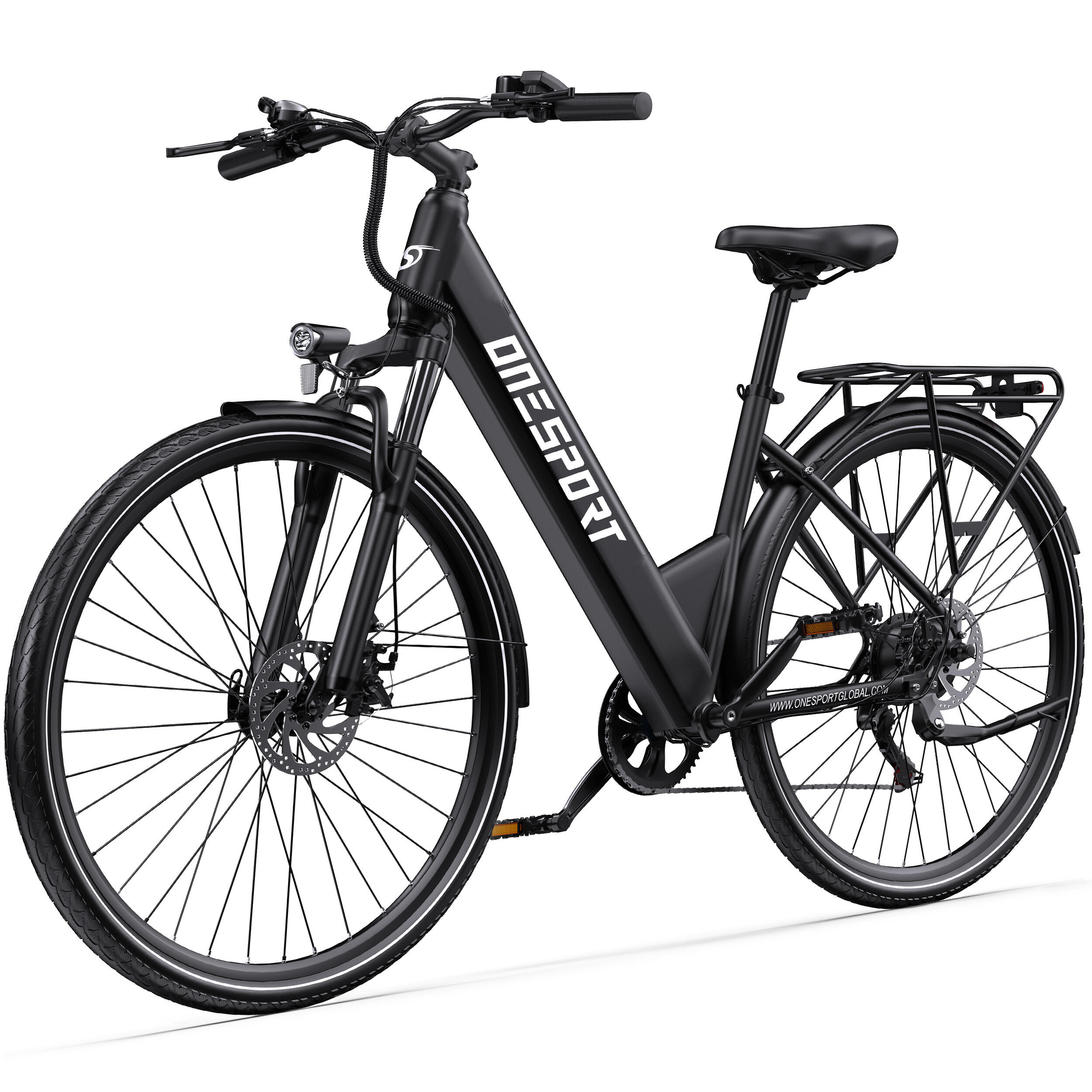 Onesport - Vélo Électrique Urbain Unisexe Ot12 – Mobilité Urbaine, Moteur 250w, 110 Km - Vélo Ville - Gris - Decathlon