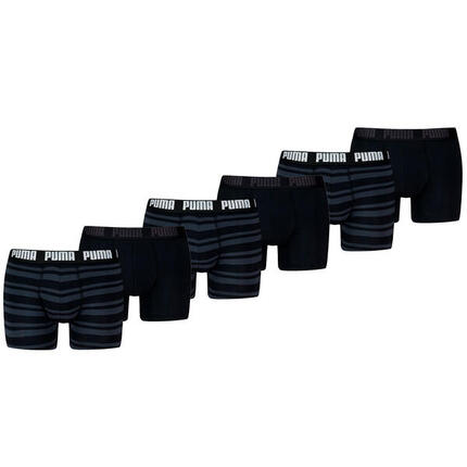 Boxers Everyday Heritage Stripe - lot de 6 - Noir