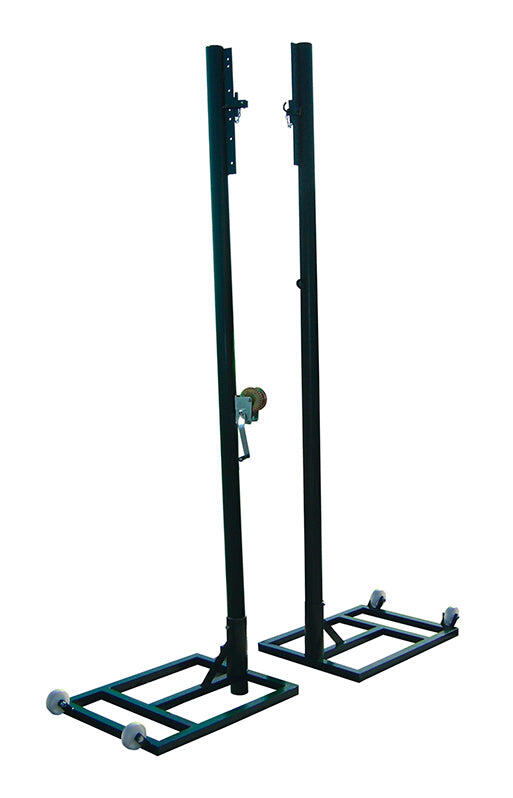Pack de 2 postes metálicos móviles de voleibol Softee Equipment 3/4