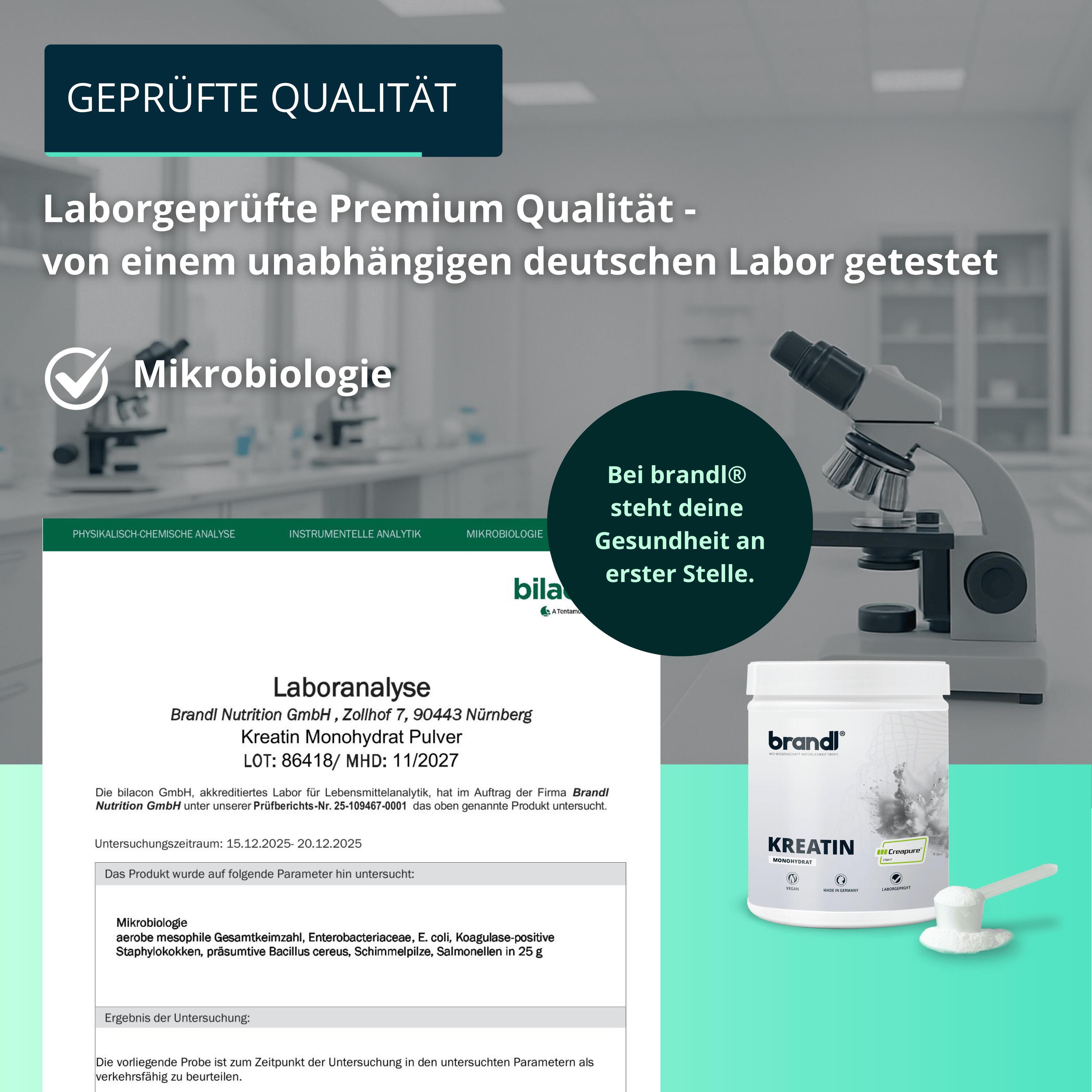 Kreatin CREAPURE Creatin Monohydrat Pulver 500g | 100% Made in Germany 6/6