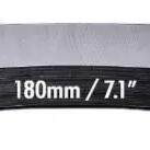 Skate Accessories - Seismic Skid Plate Round Profile 180Mm Black Skid Ossqtail 1
