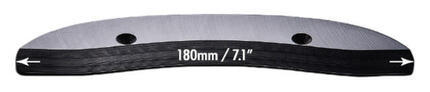 Accessoires Skate - Seismic Skid Plate Round Profile 180Mm Black Skid Ossqtail 1