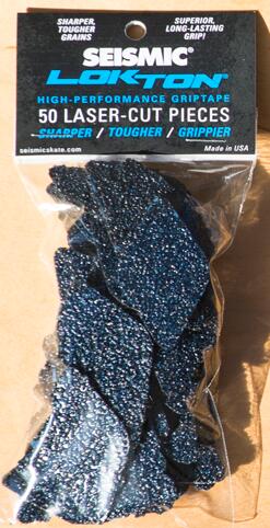 Grip - Sk8 - Lokton Griptape - Fishnet - Lasercut Hole - Seismic 2/3