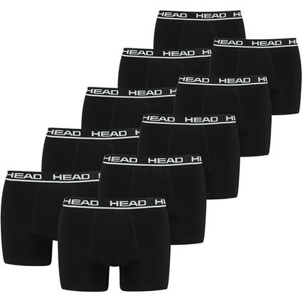 Head boxershorts black 10-Pack