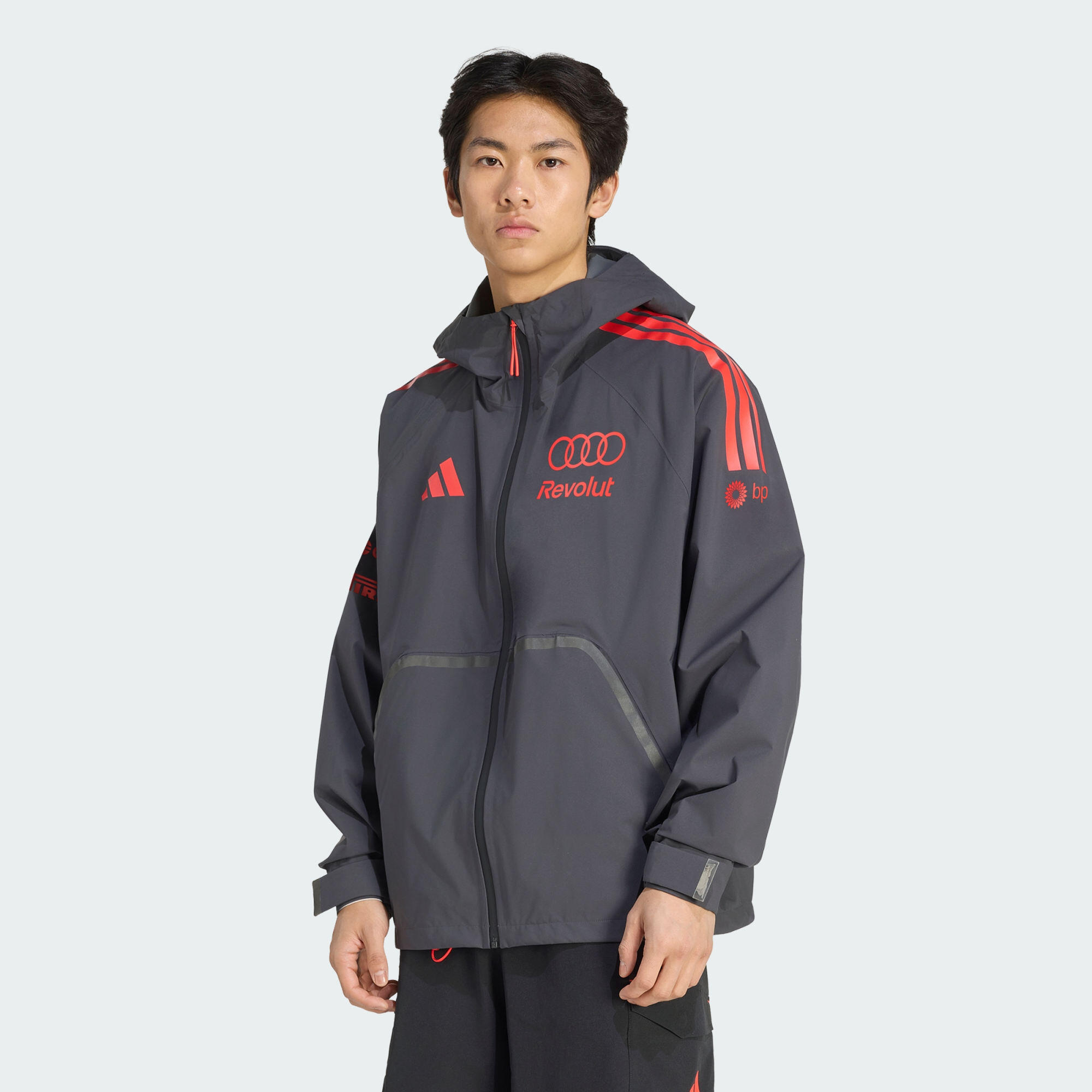 GIACCA IMPERMEABILE MECCANICI TEAM AUDI REVOLUT F1 1/15