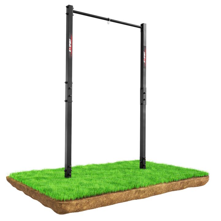 Barra de tracción para el jardín I Rack musculación 1/6