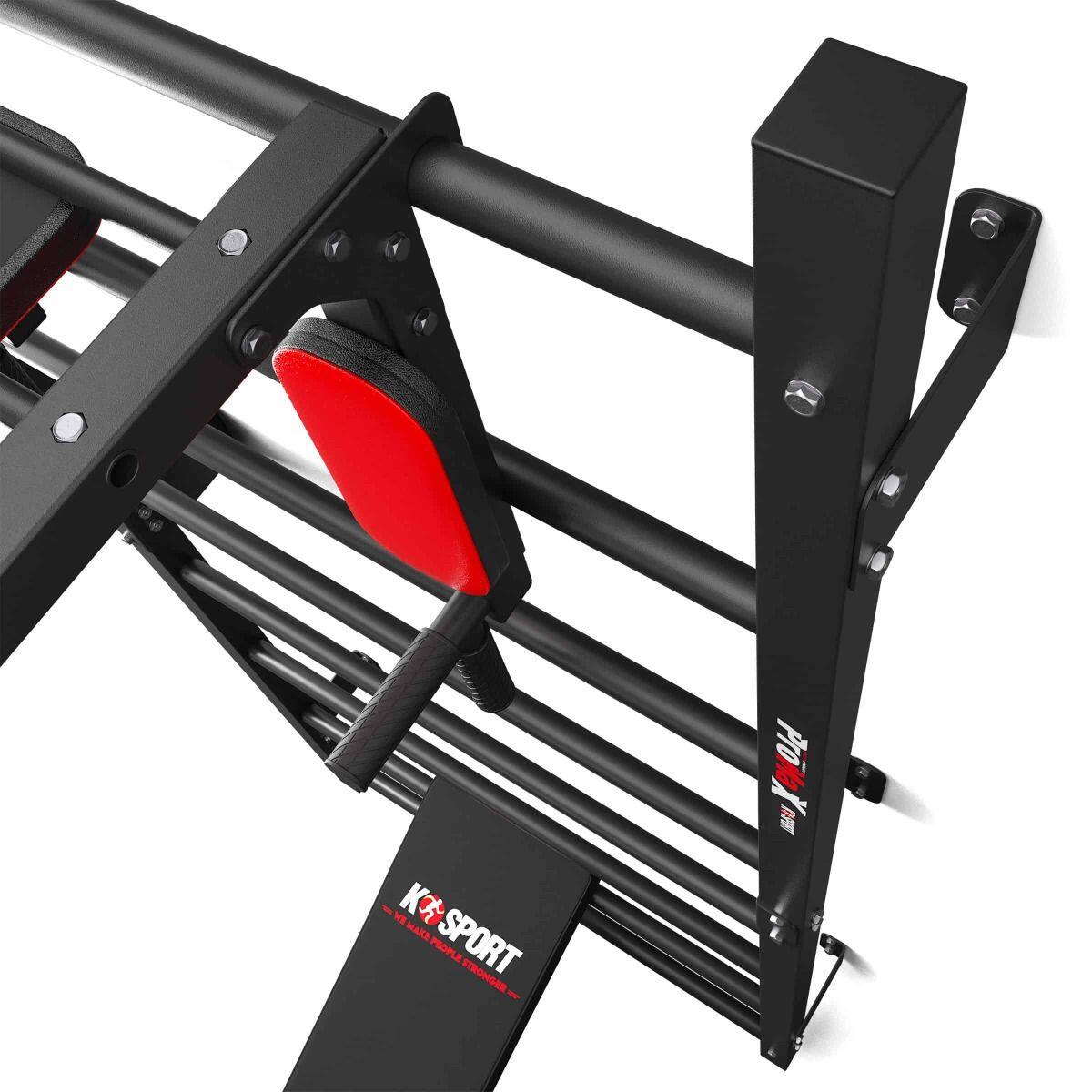 Jeu multifonctionnel : espalier de gym, barre de traction à dips et banc 6/7