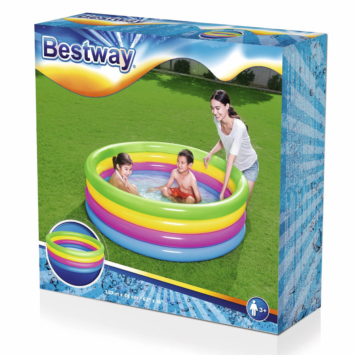 Piscina Inflável Infantil Bestway Play 157x46 cm 7/7