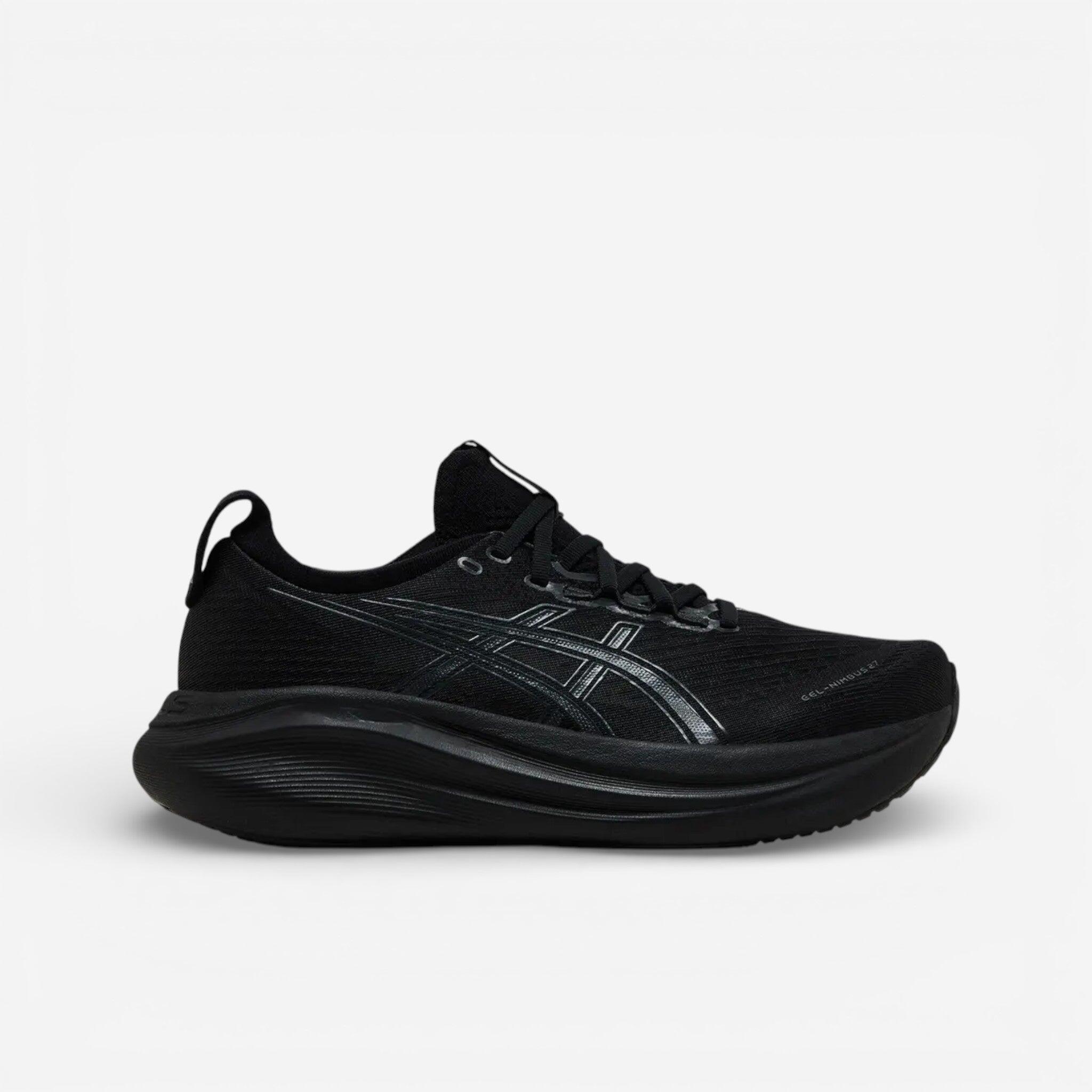 Asics - Asics Gel-nimbus 27 Black Graphite Grey (women's) - Baskets - Blanc - Decathlon