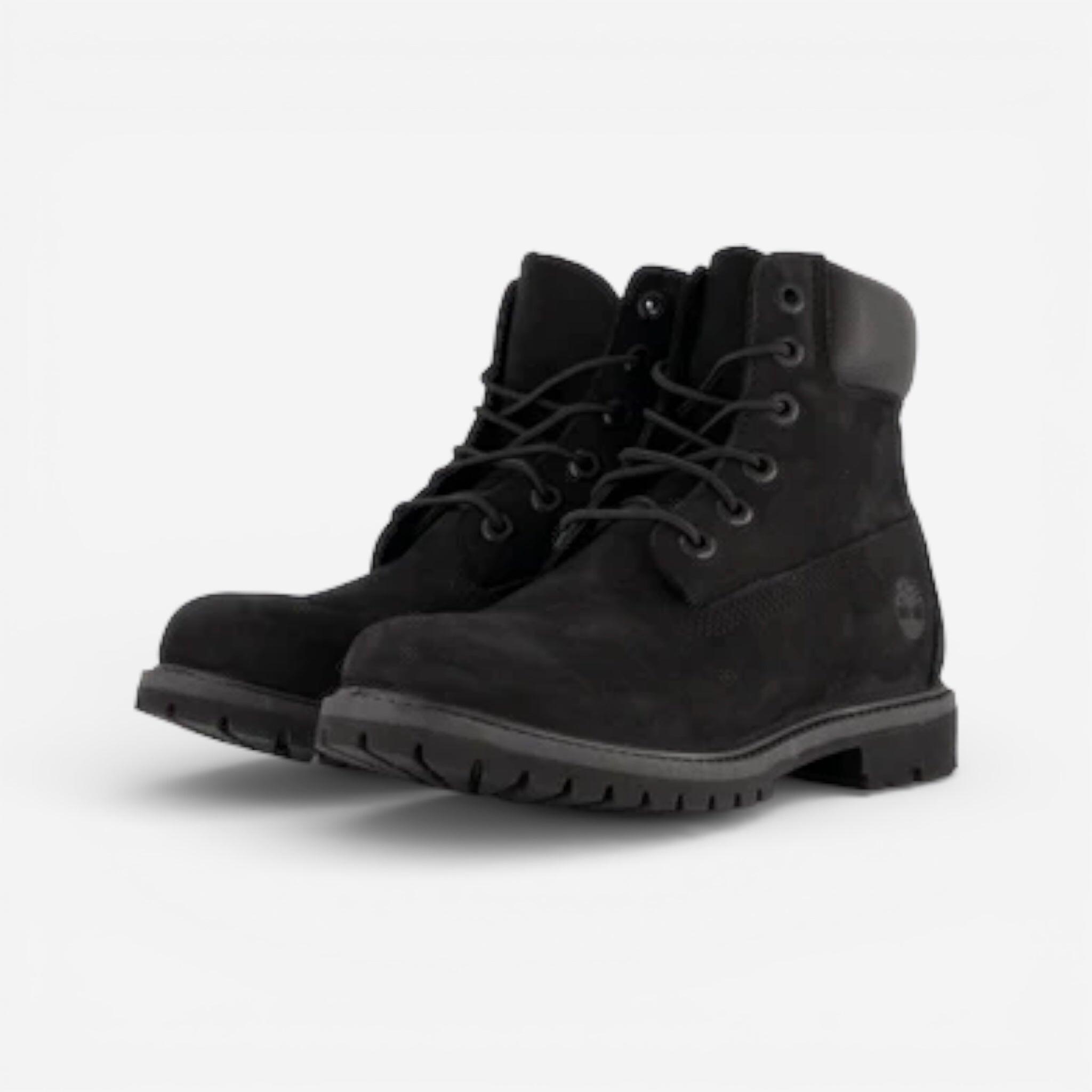 Timberland 6 Inch Boot Black Nubuck Premium 3/3