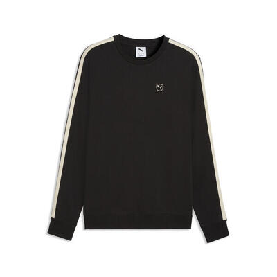 Essentials elevated sweatshirt met ronde hals voor heren puma