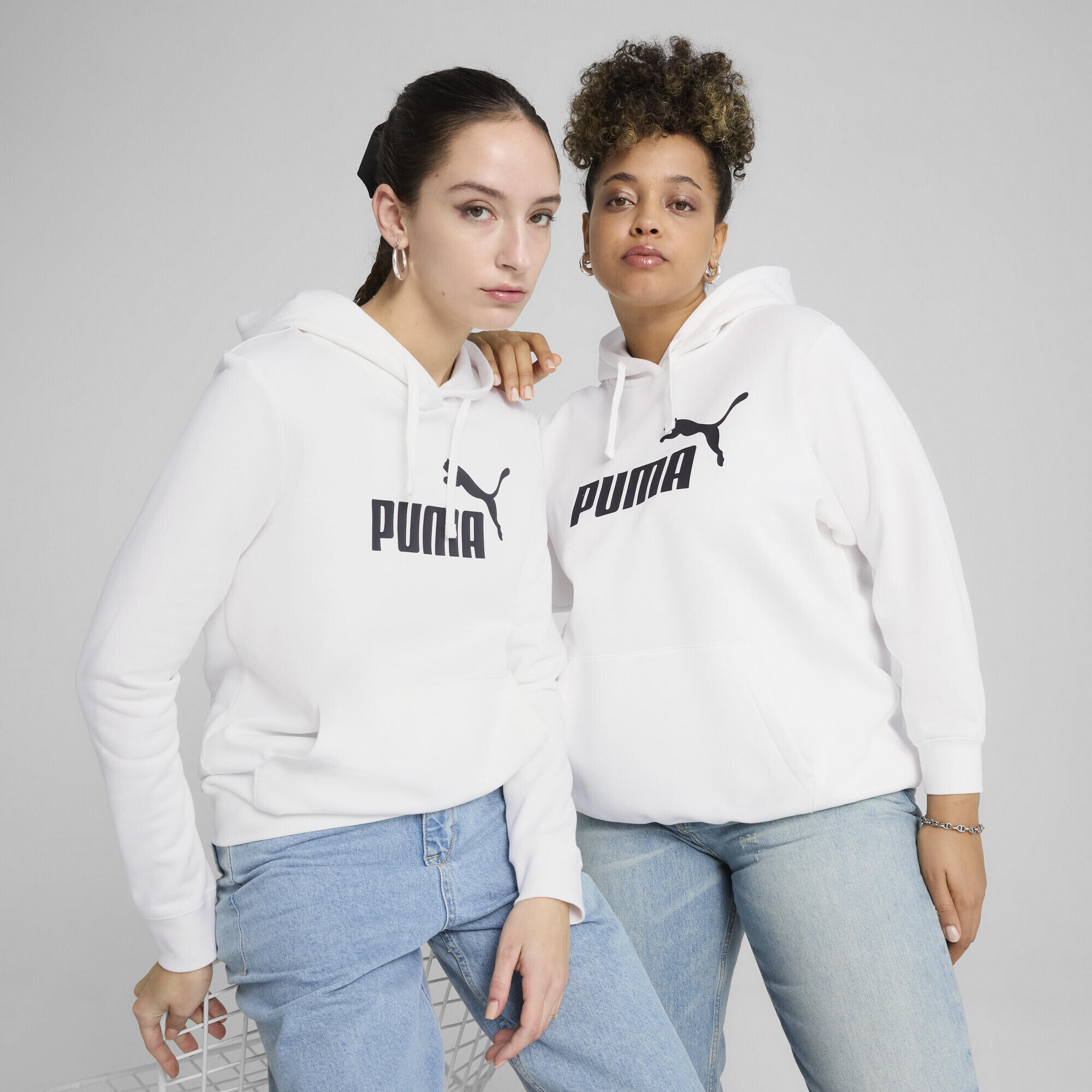 Felpa con cappuccio ESS N. 1 Logo da donna PUMA 2/6