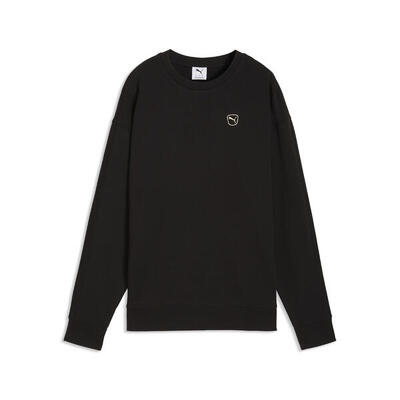 Essentials elevated sweatshirt met ronde hals voor dames puma