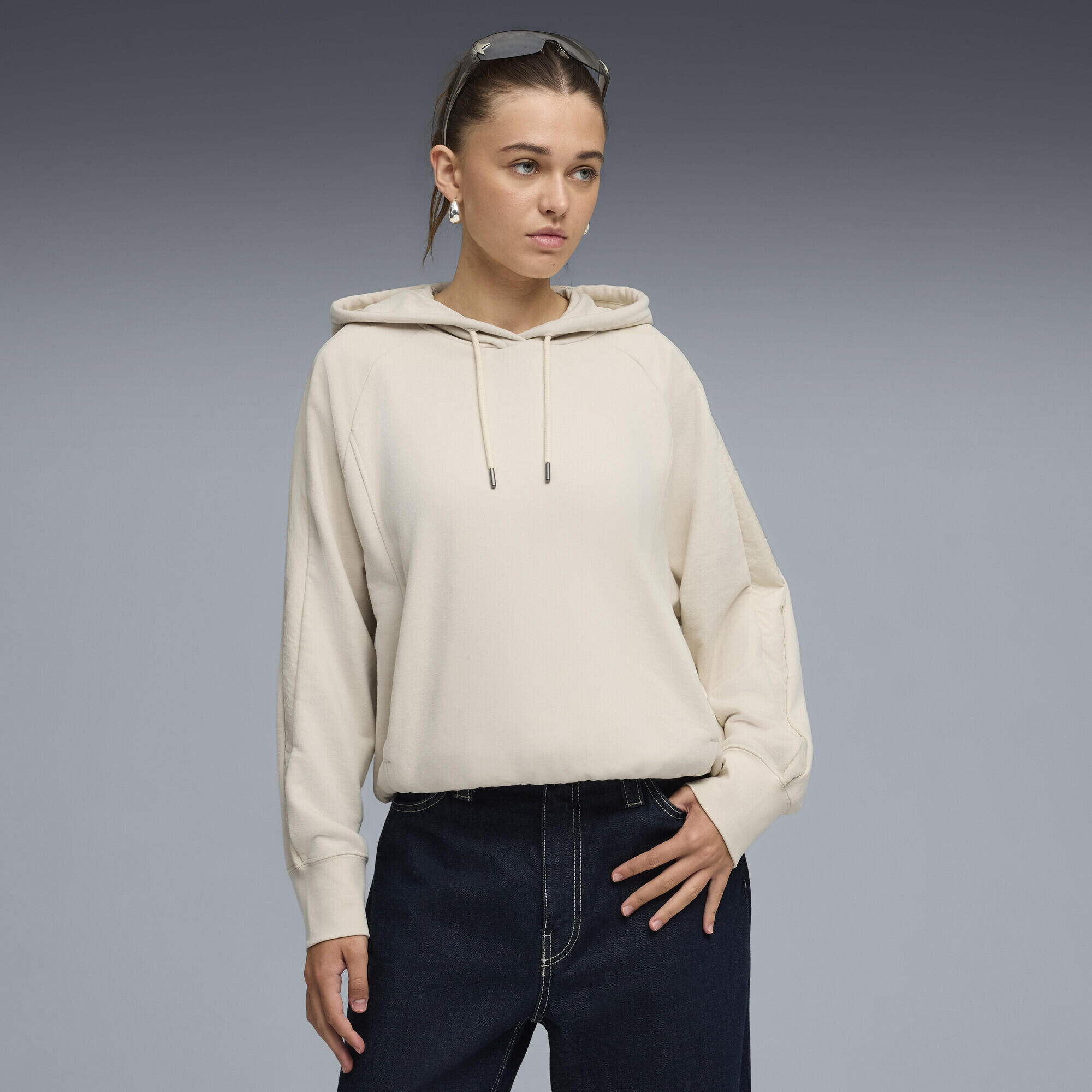 Camisola corrida mulher oversized com capuz Her PUMA 2/5
