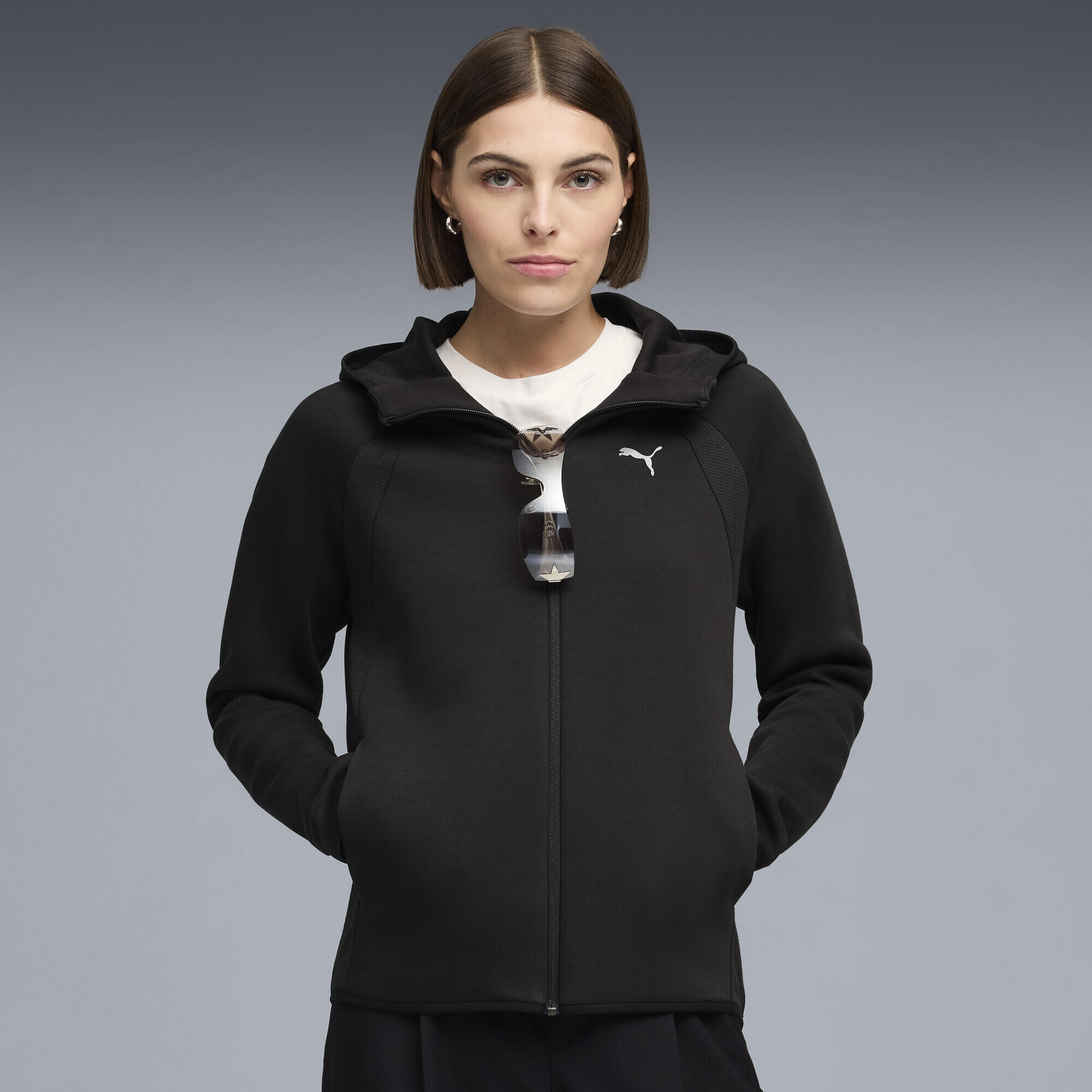 EvoStripe Kapuzenjacke Damen PUMA 2/5
