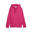 Pulover alergare femei cu glugă Essentials Fleece Relaxed, roz PUMA