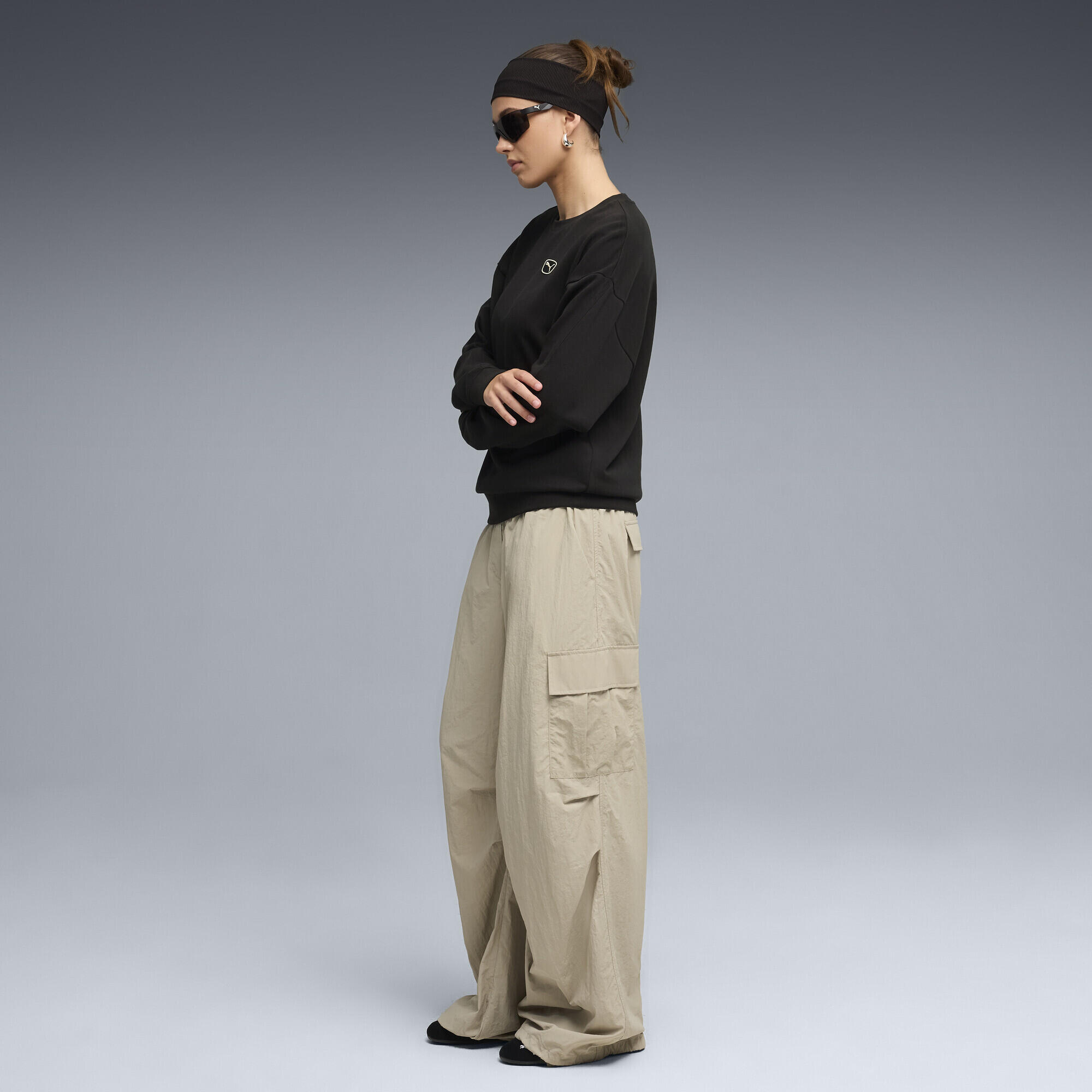 Essentials Elevated Sweatshirt mit Rundhalsausschnitt Damen PUMA 4/5