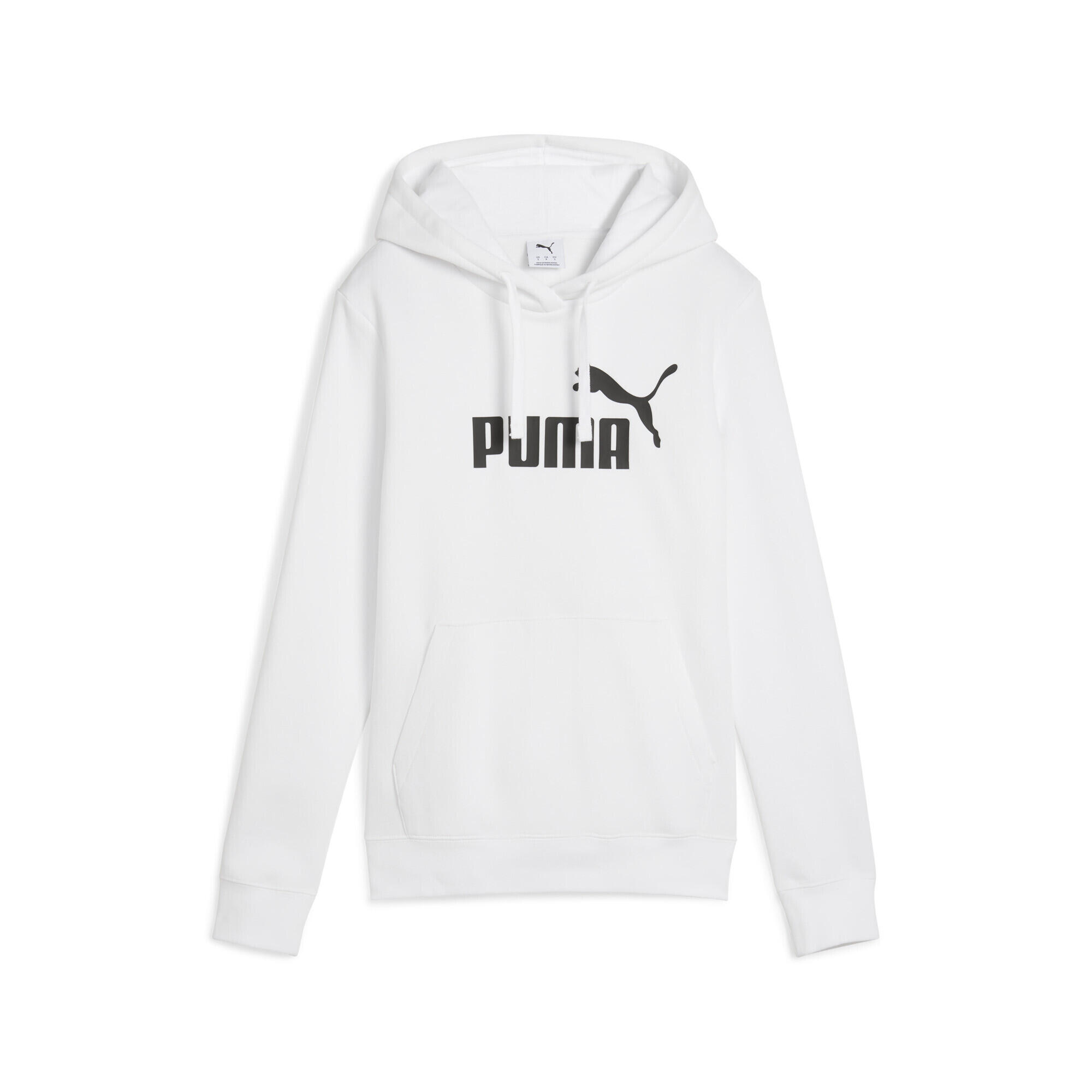 Puma - Hoodie À Logo N° 1 Ess Femme Puma - Pull - Blanc - Decathlon
