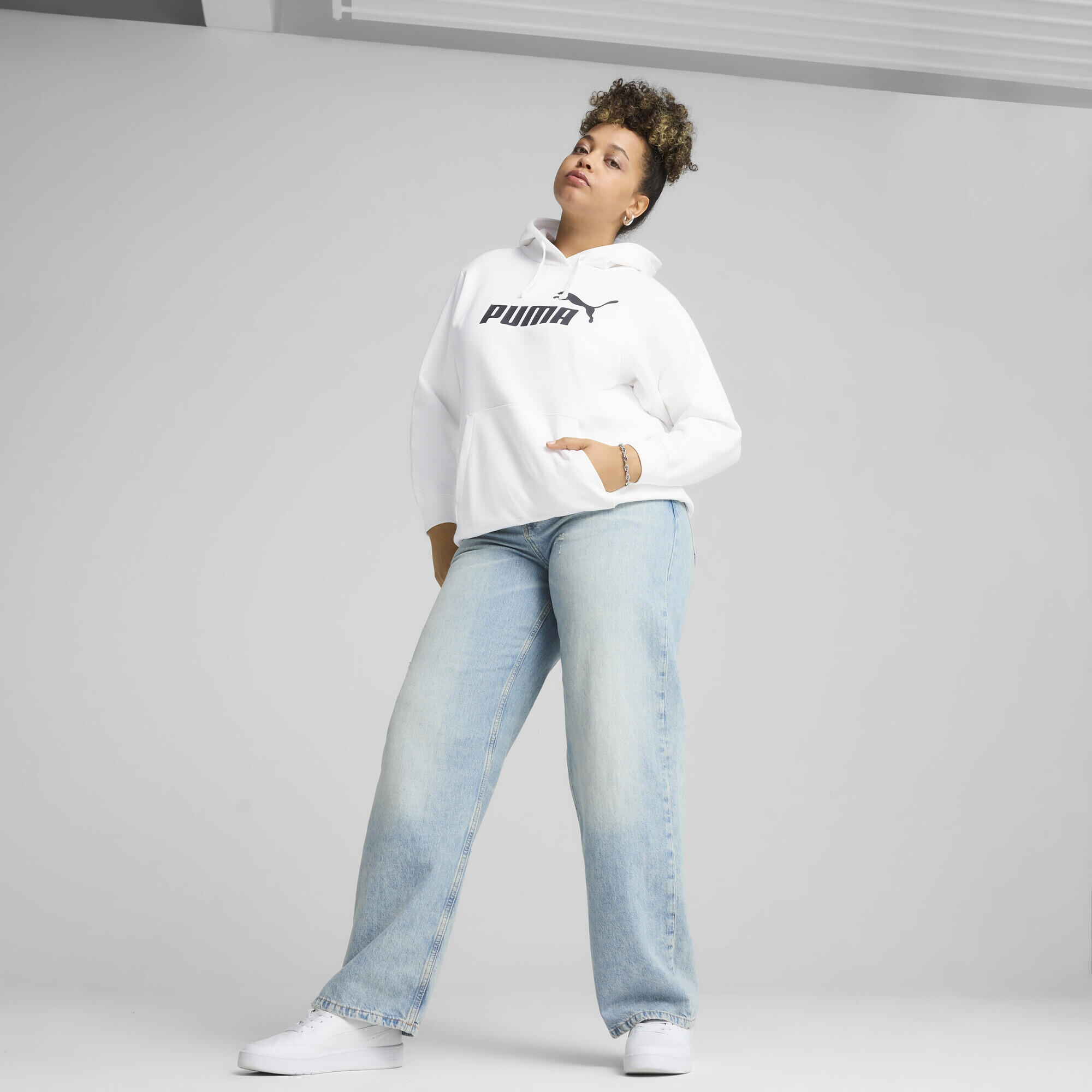 Felpa con cappuccio ESS N. 1 Logo da donna PUMA 4/6