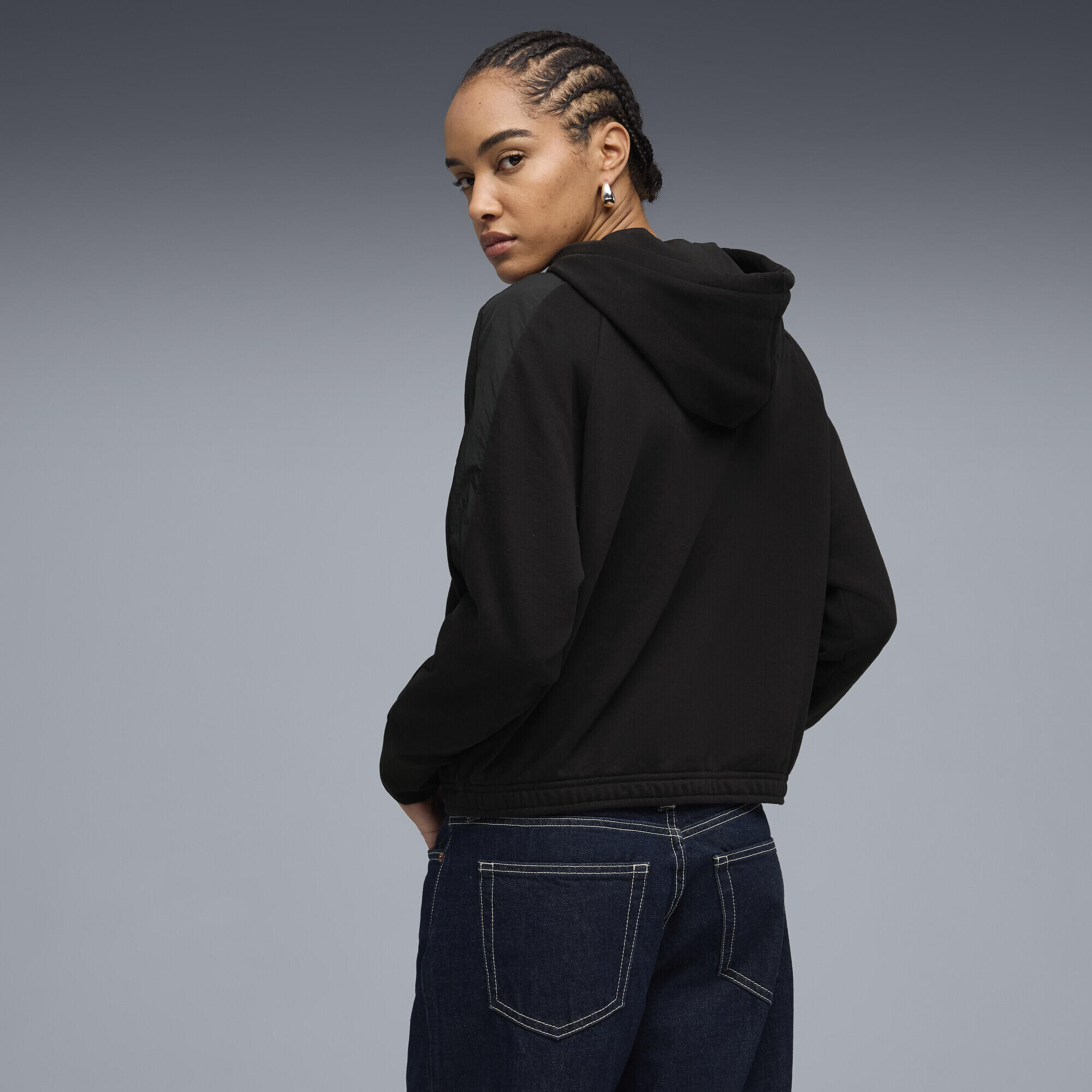 Felpa oversize con cappuccio HER da donna PUMA 3/5