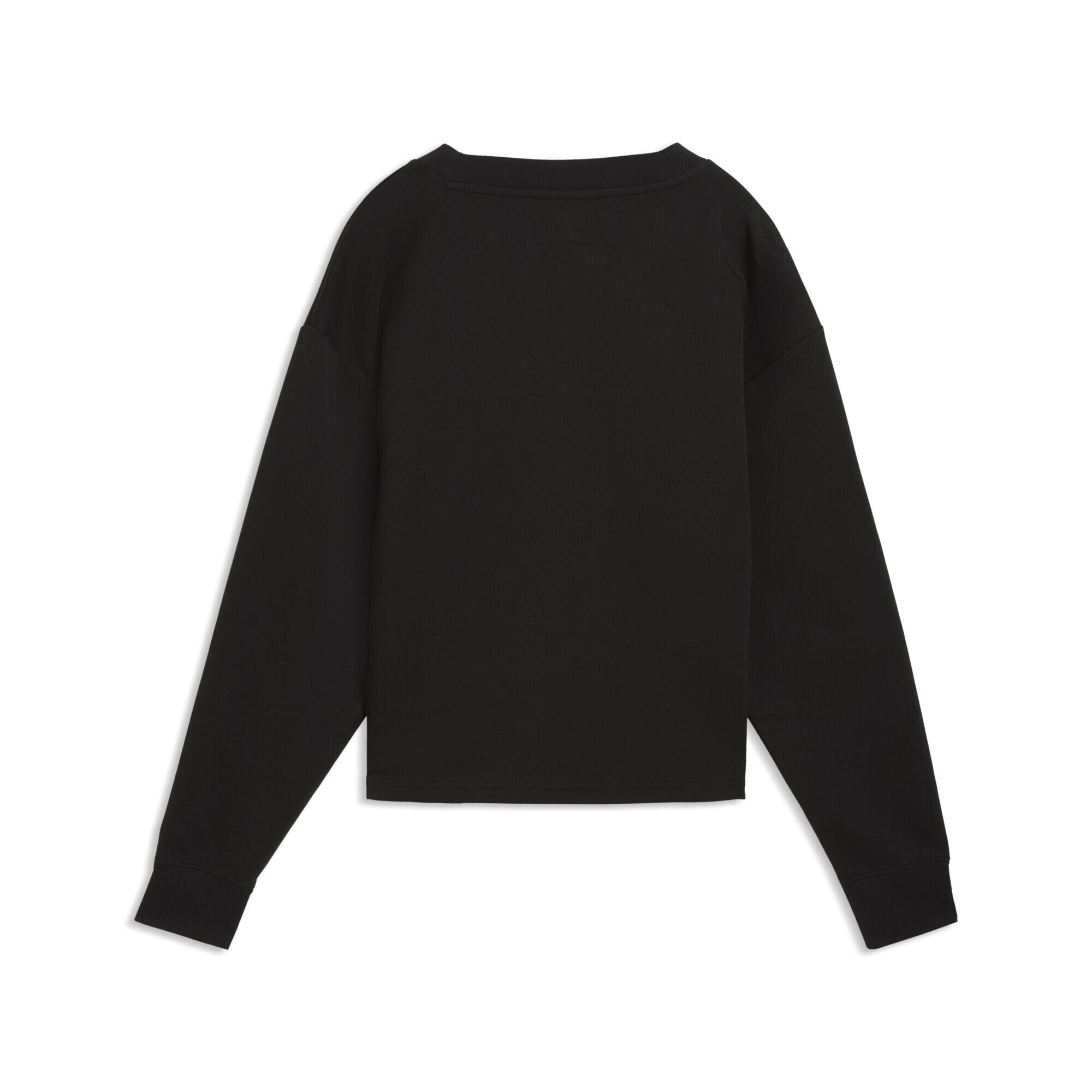 Essentials Elevated Sweatshirt mit V-Ausschnitt Damen PUMA 5/5