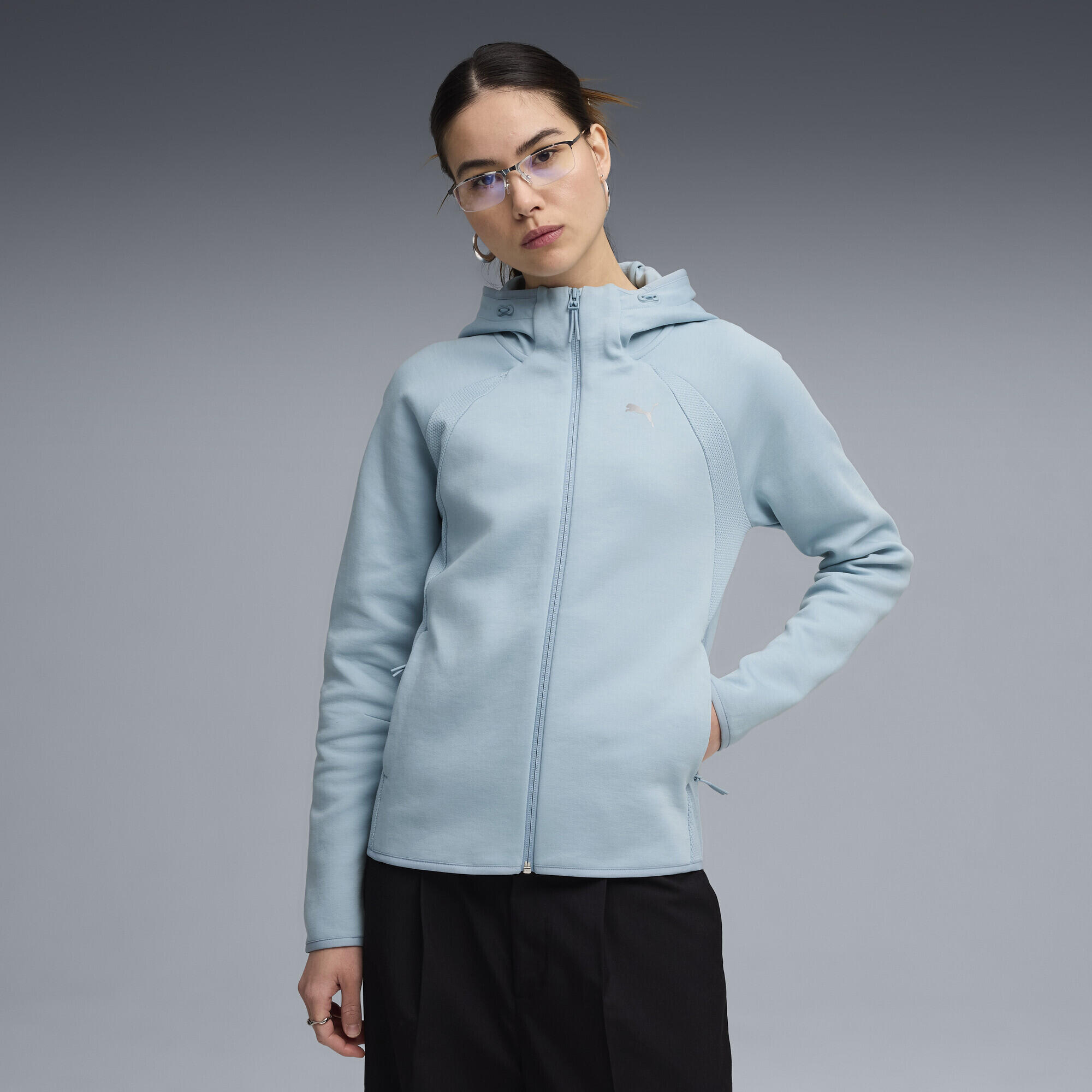 EvoStripe Kapuzenjacke Damen PUMA 2/6