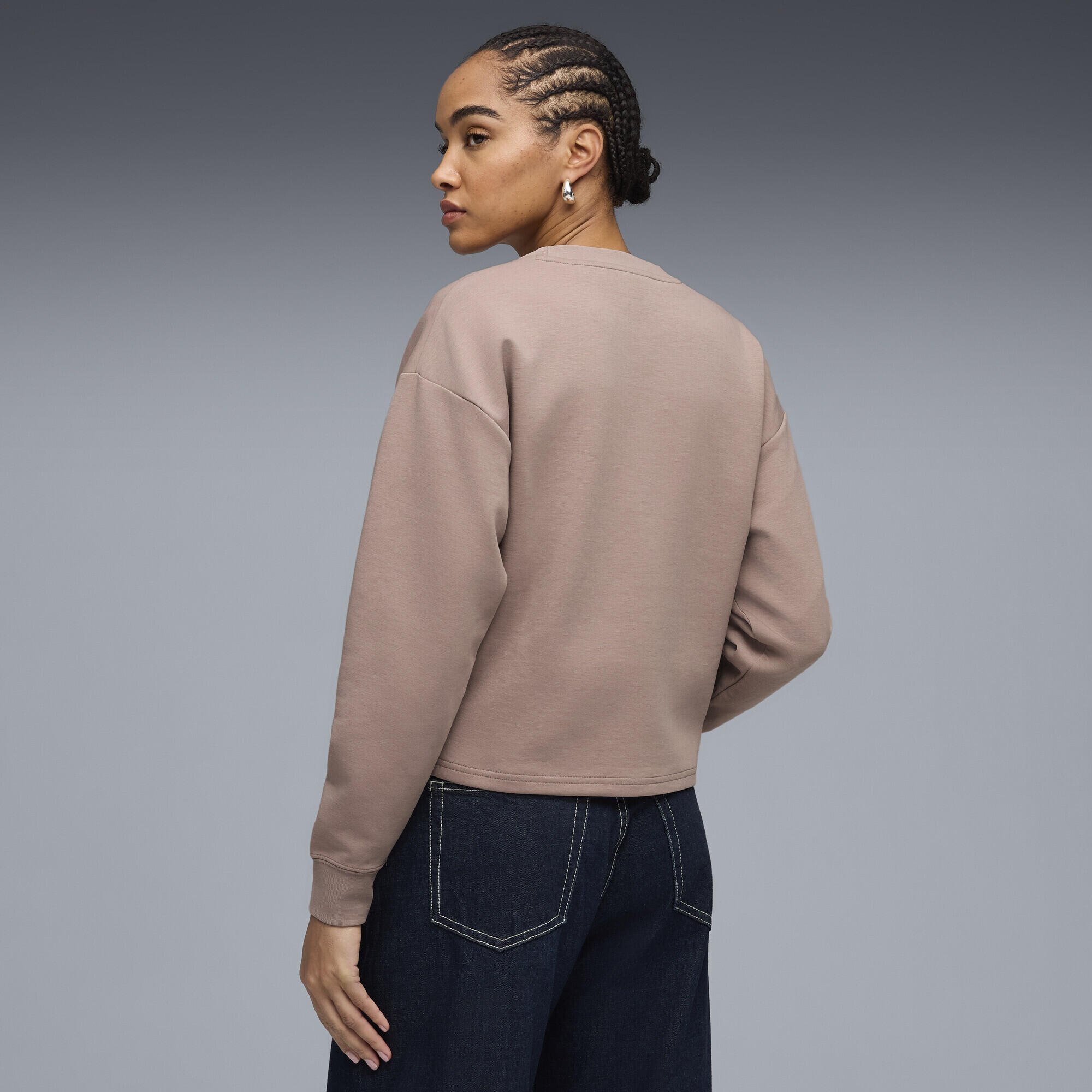 Essentials Elevated Sweatshirt mit V-Ausschnitt Damen PUMA 3/5
