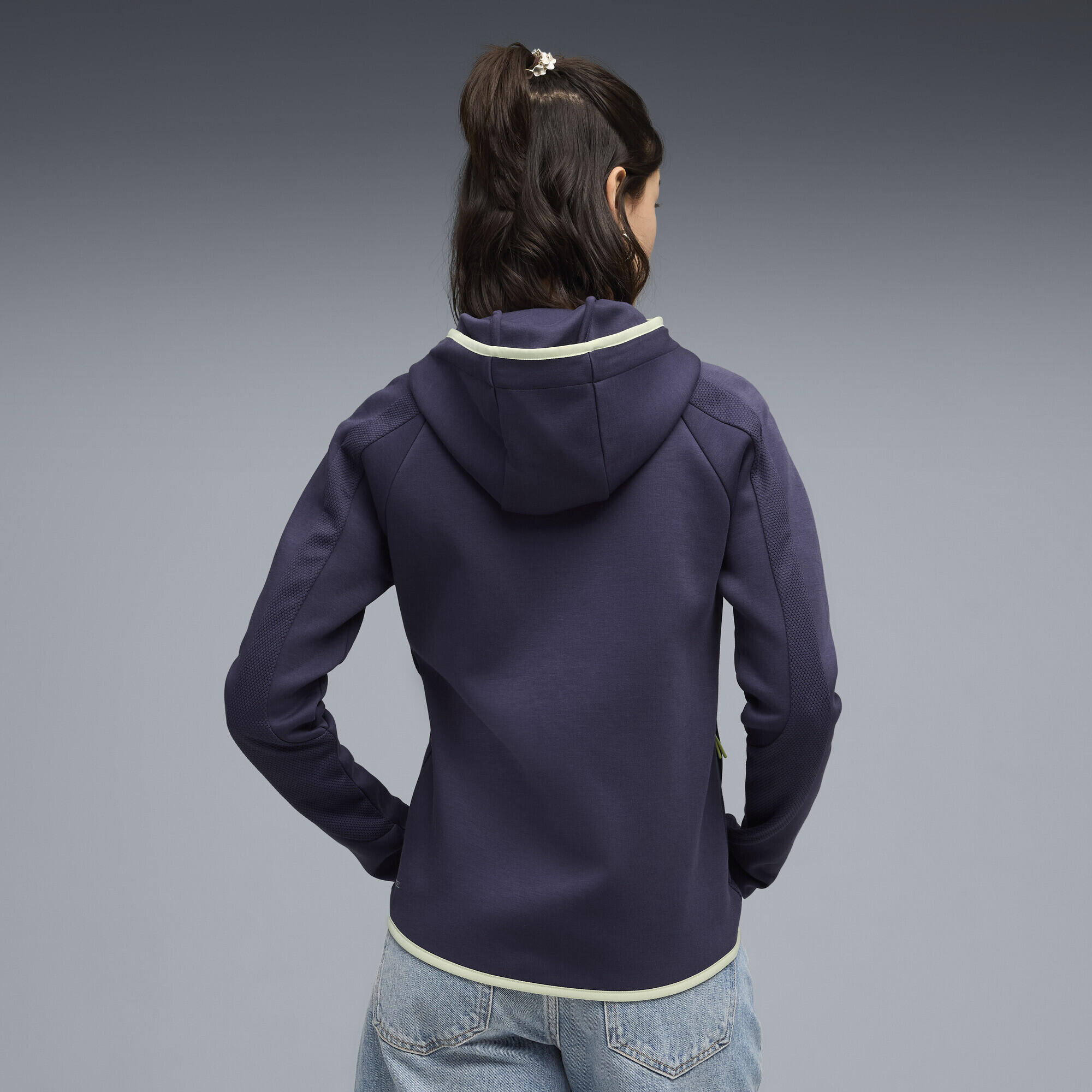 Felpa con cappuccio e zip integrale Evostripe da donna PUMA 3/5