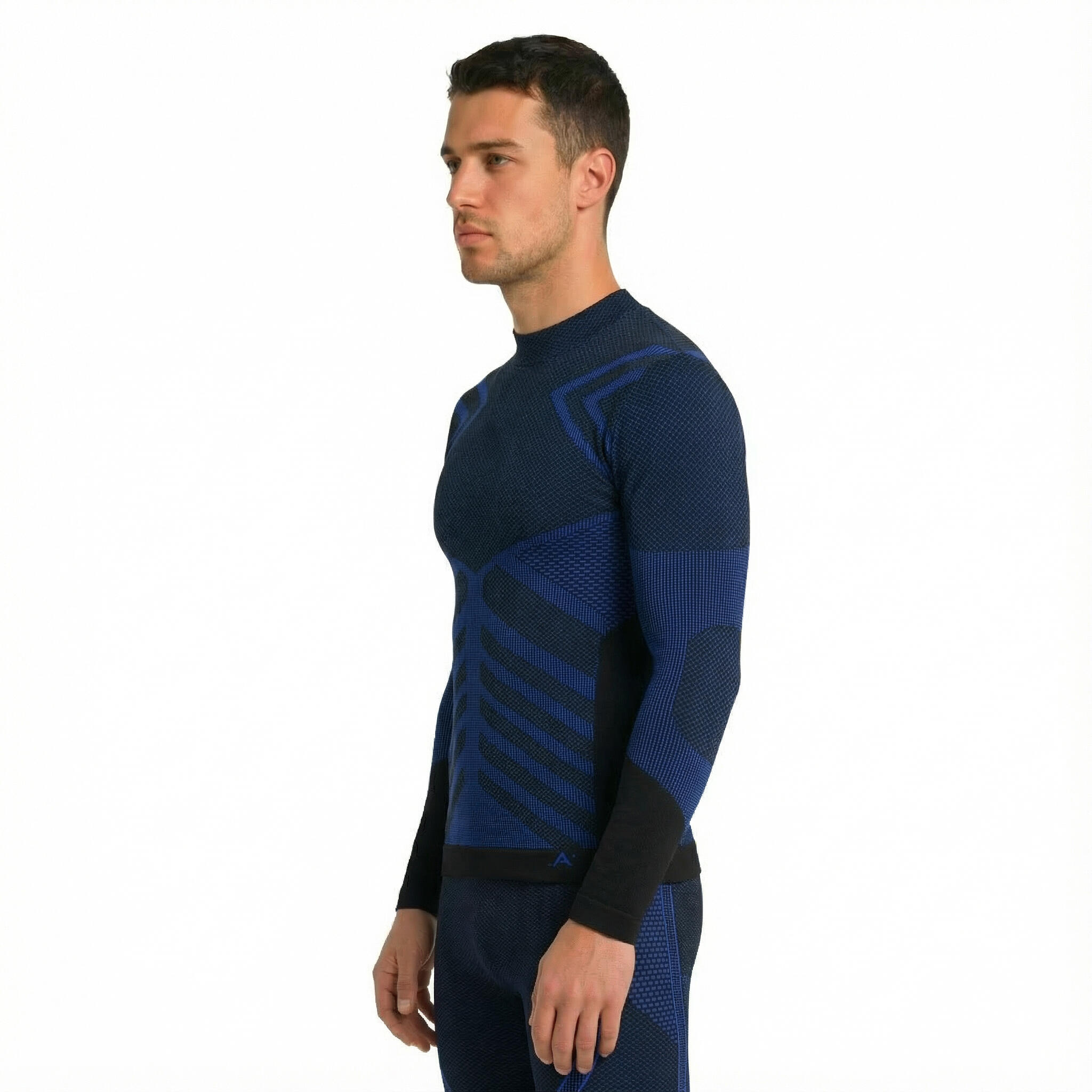 T-shirt thermique a col montant pour homme Risalti Energy 3/6
