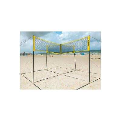 Hammer crossnet volleybal net four square