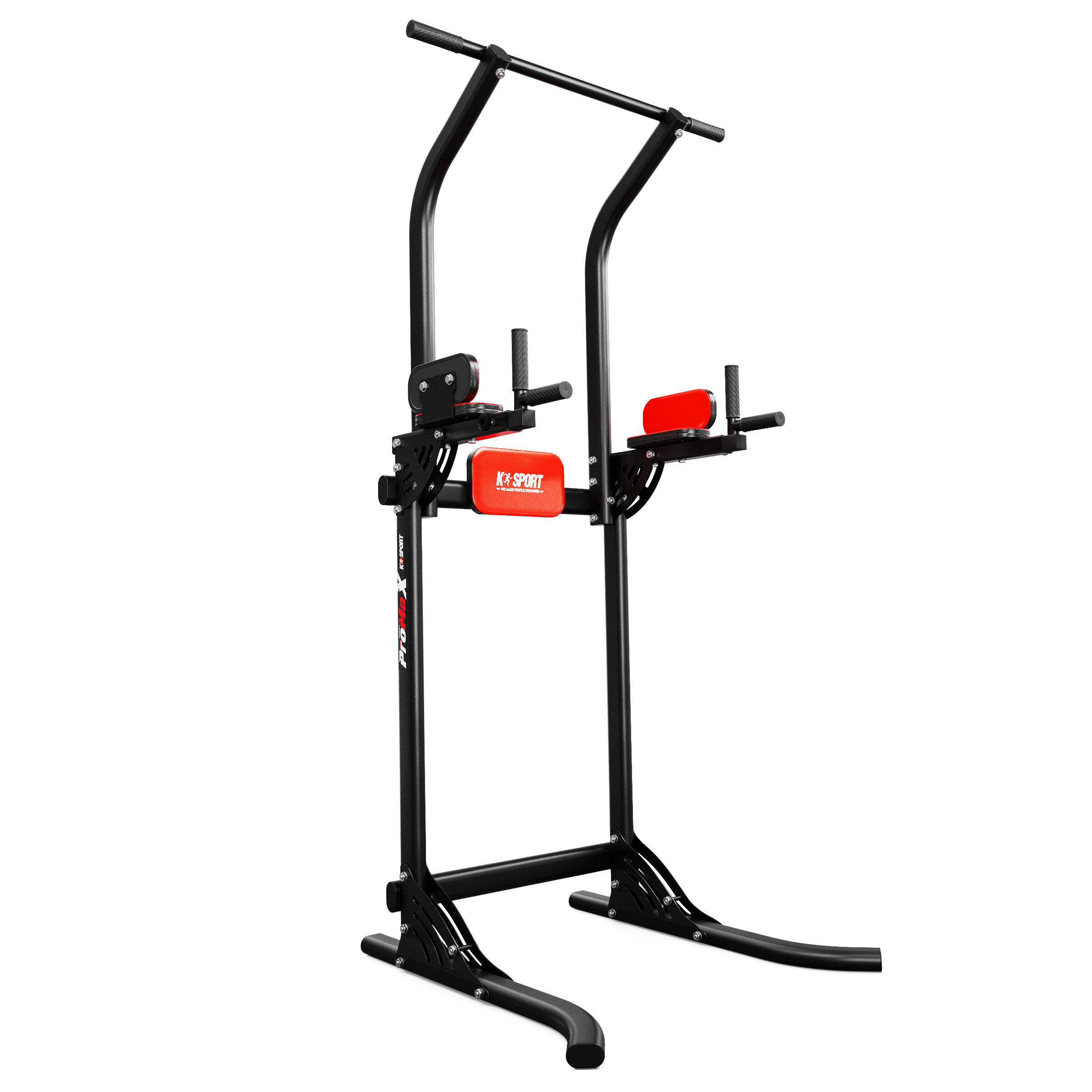 K-sport - Tour De Musculation Multifonction Avec Station À Dips Et Barre De Traction - Appareil De Musculation - Noir - 4.5" - Decathlon