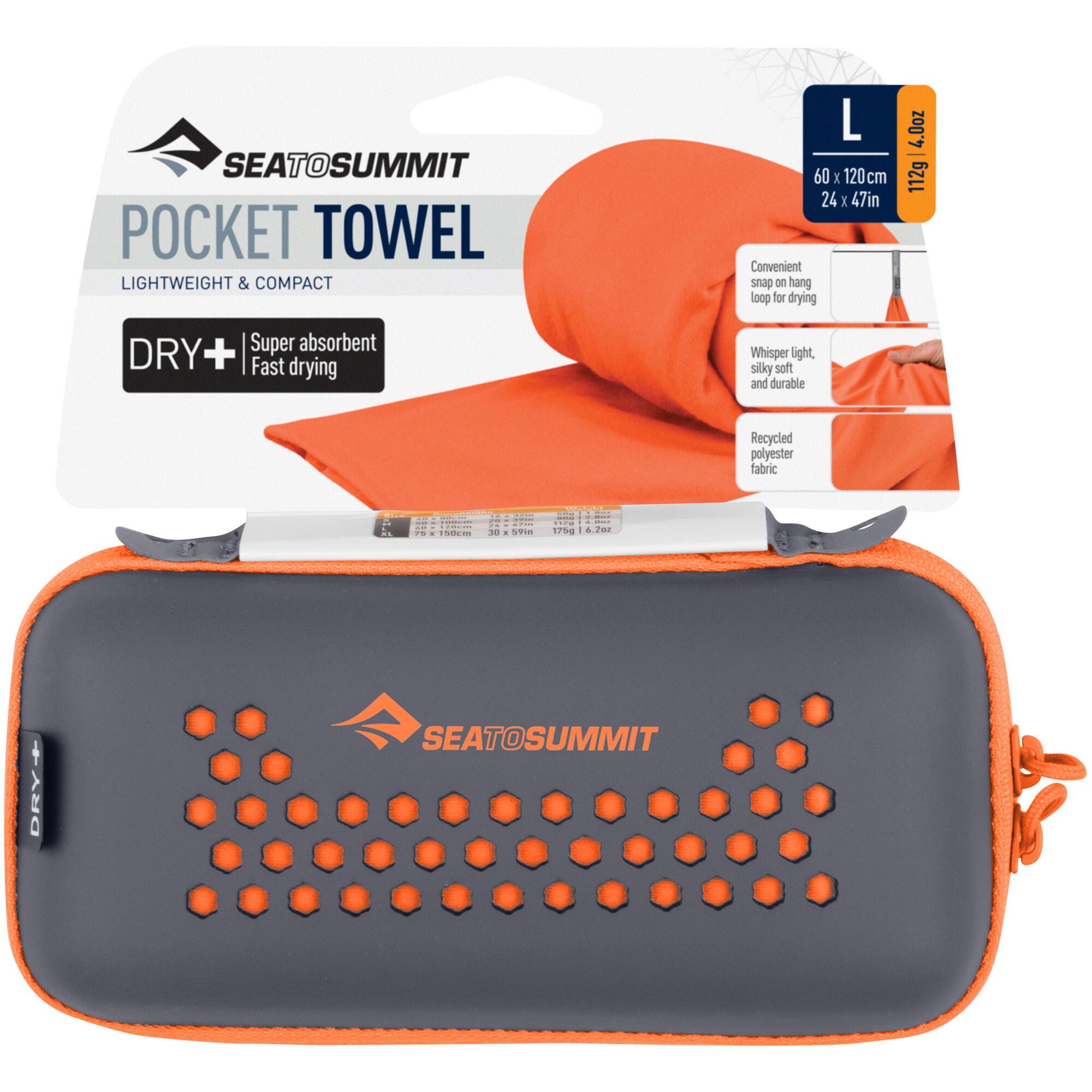 Serviette de poche Sea to Summit à séchage rapide 4/7