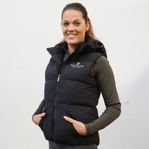 Kingsland Classic Unisex Down Bodywarmer Zwart - 4/7