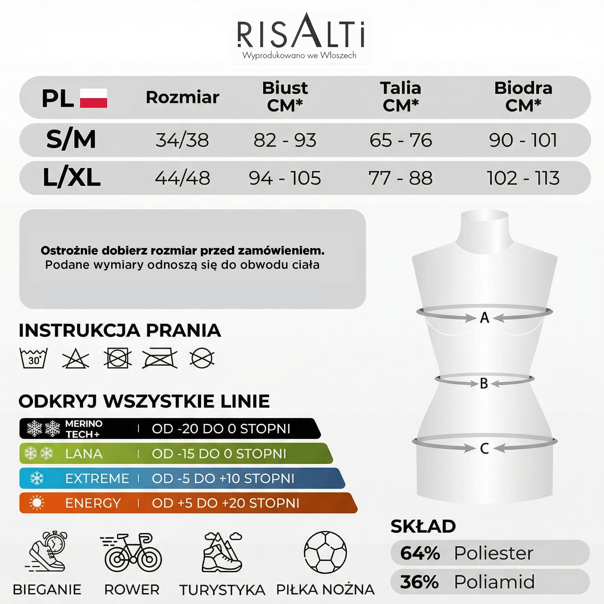 Dámské spodní lyžařské tričko Risalti Enegry 6/6