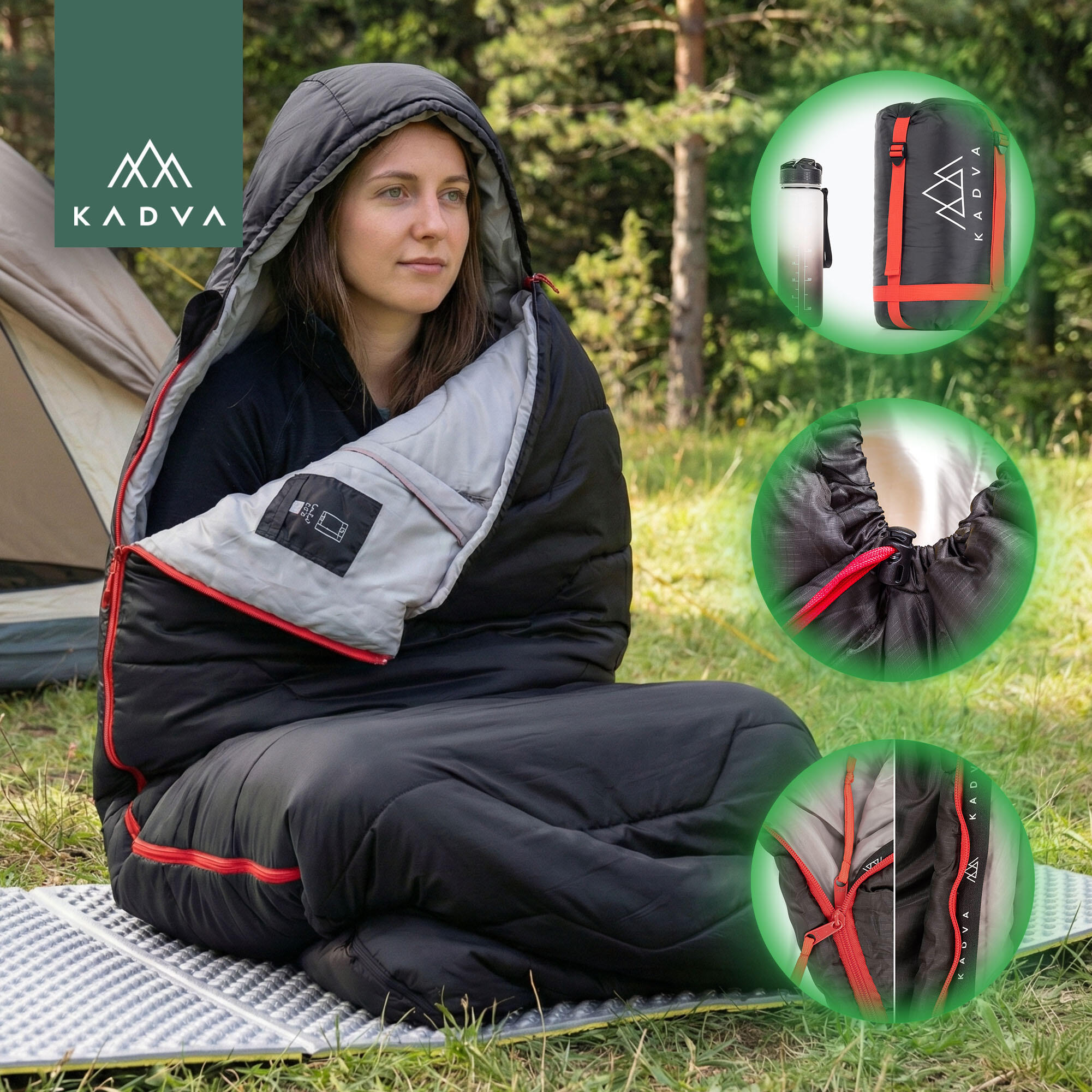 Saco de dormir KADVA Mumio R 4/7