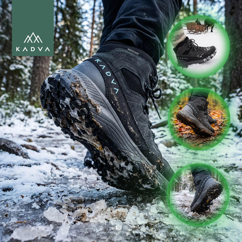 Încălțăminte de drumeție pentru femei KADVA Stride Mid WaterProof