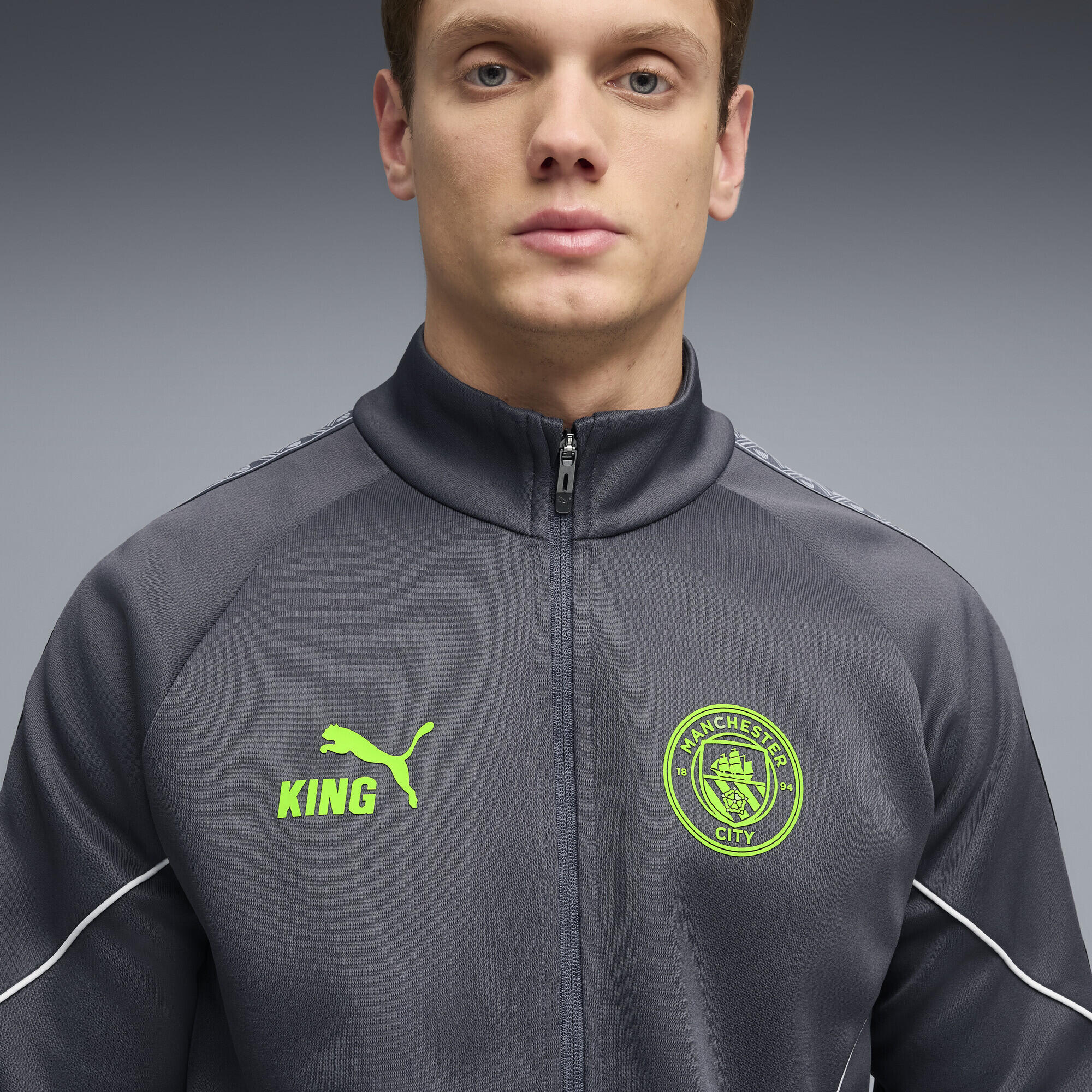 Casaco desporto homem logótipo Manchester City King Anthem PUMA 3/6