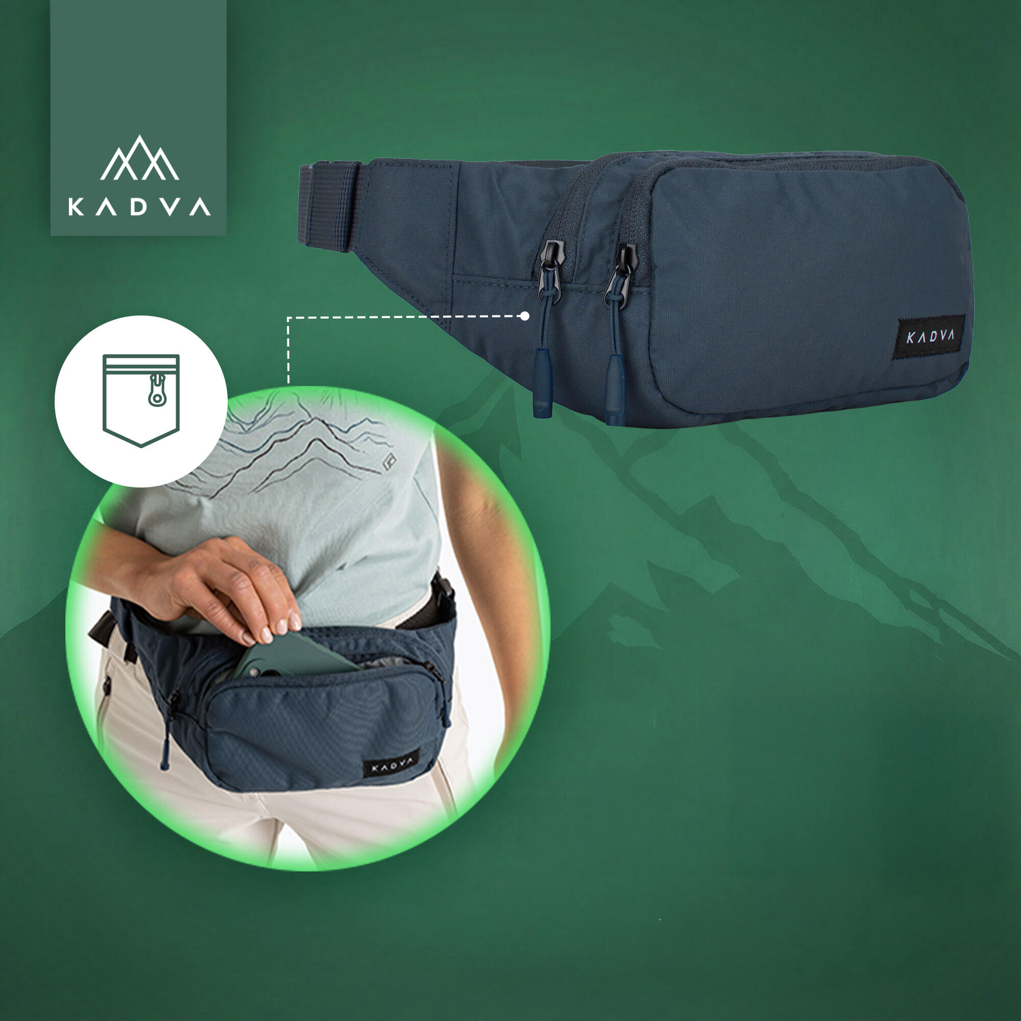 Pochete KADVA CityQuest 4/7