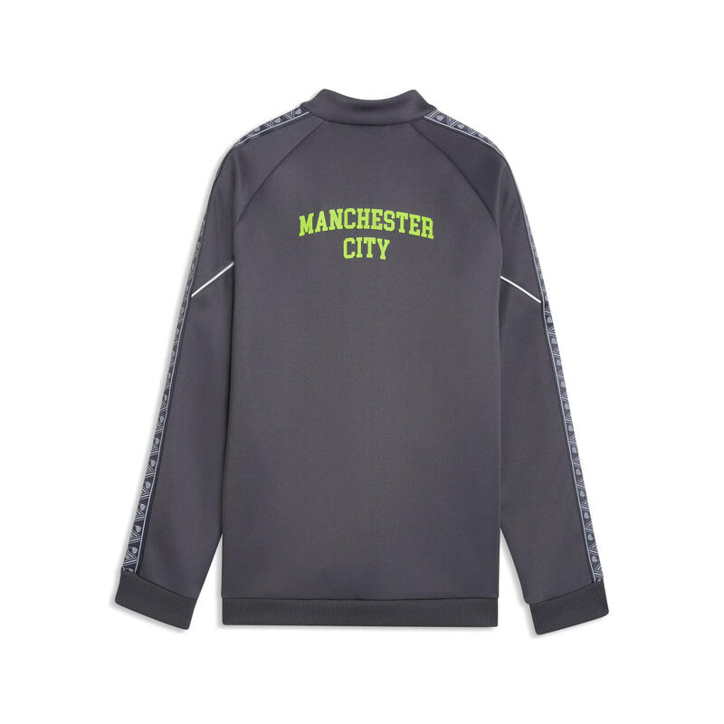Geacă copii fermoar complet King Anthem, gri închis PUMA