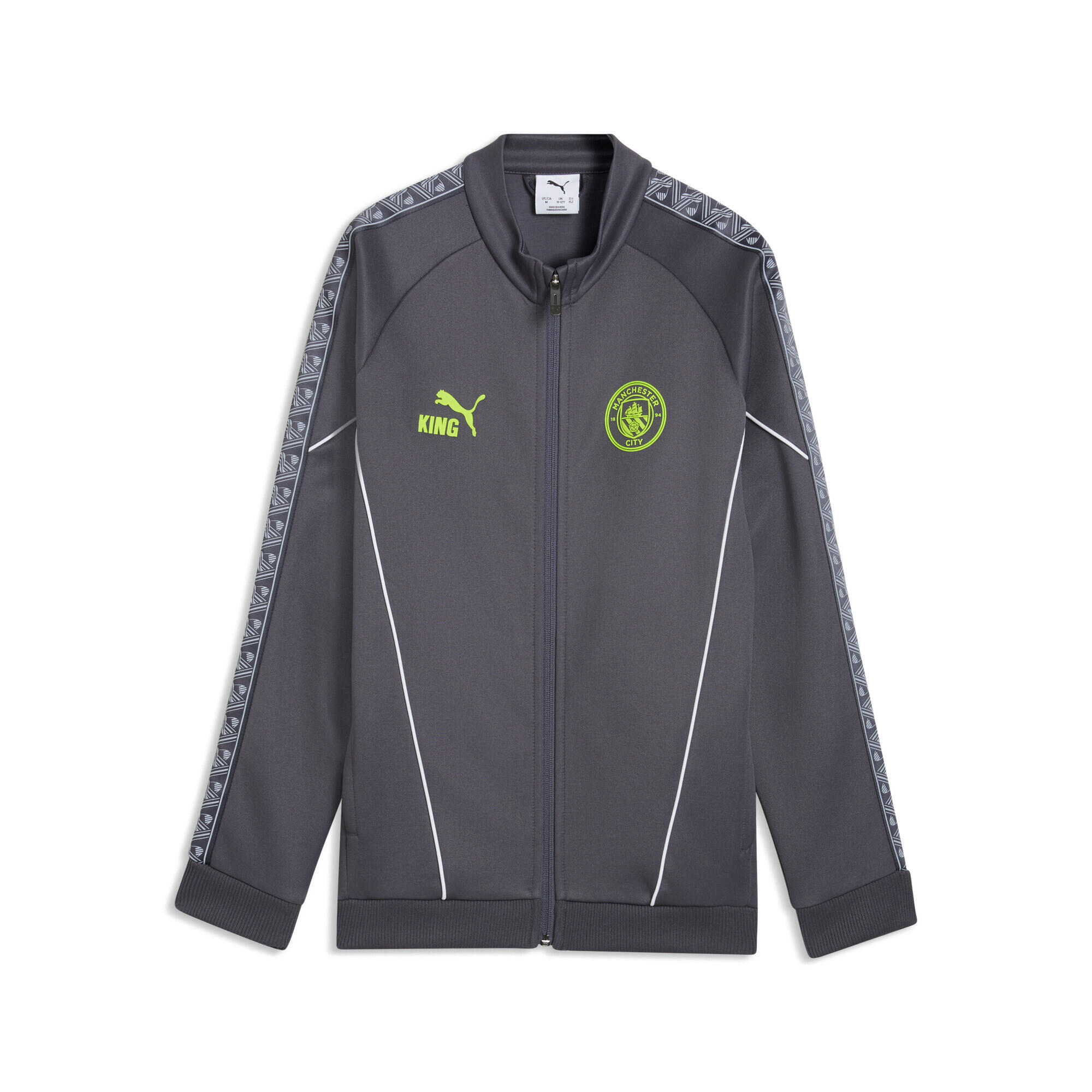 Puma - Veste King Anthem Manchester City Enfant Et Adolescent Puma - Veste - Gris|vert - Decathlon