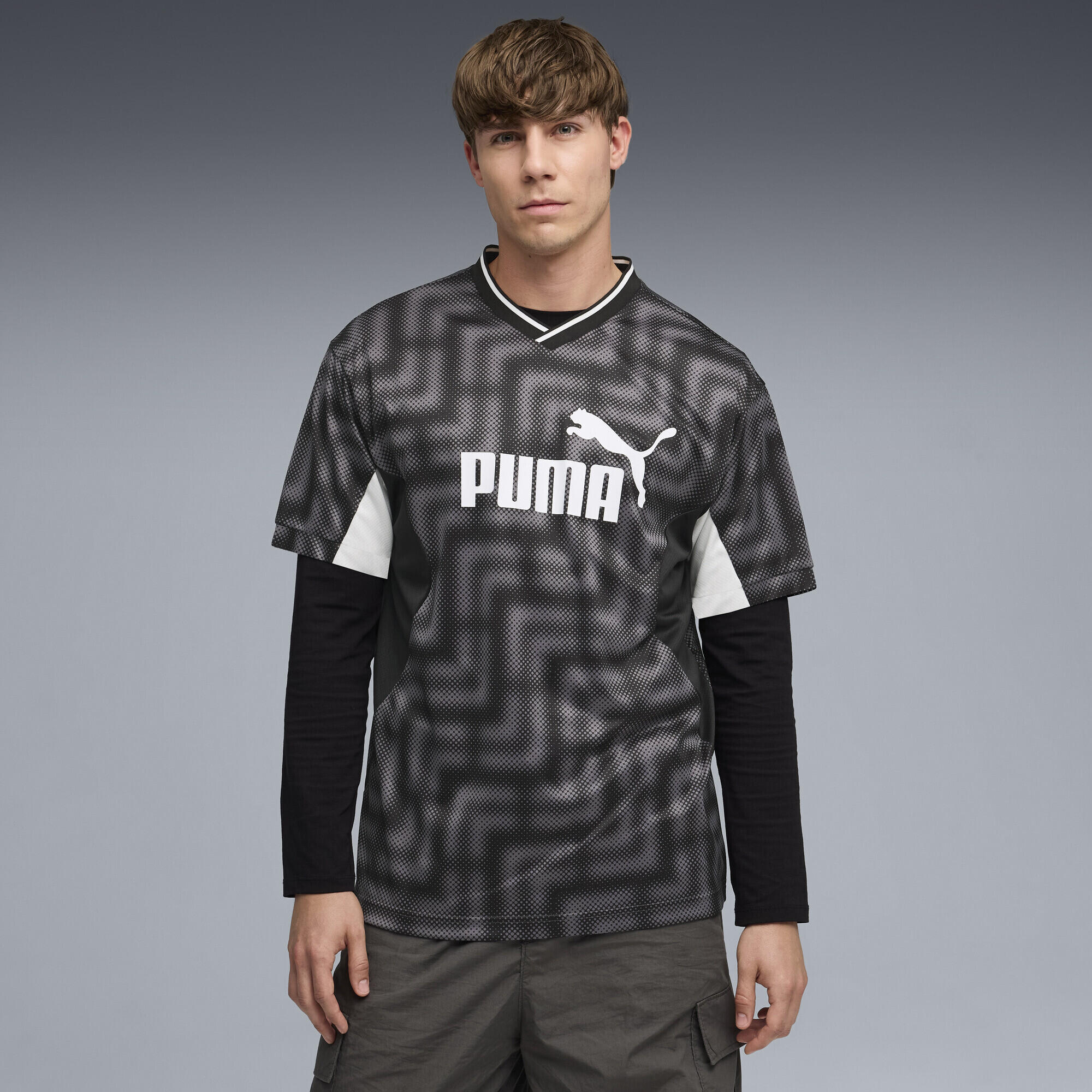 Essentials Block Relaxed Fußballtrikot Herren PUMA 2/5