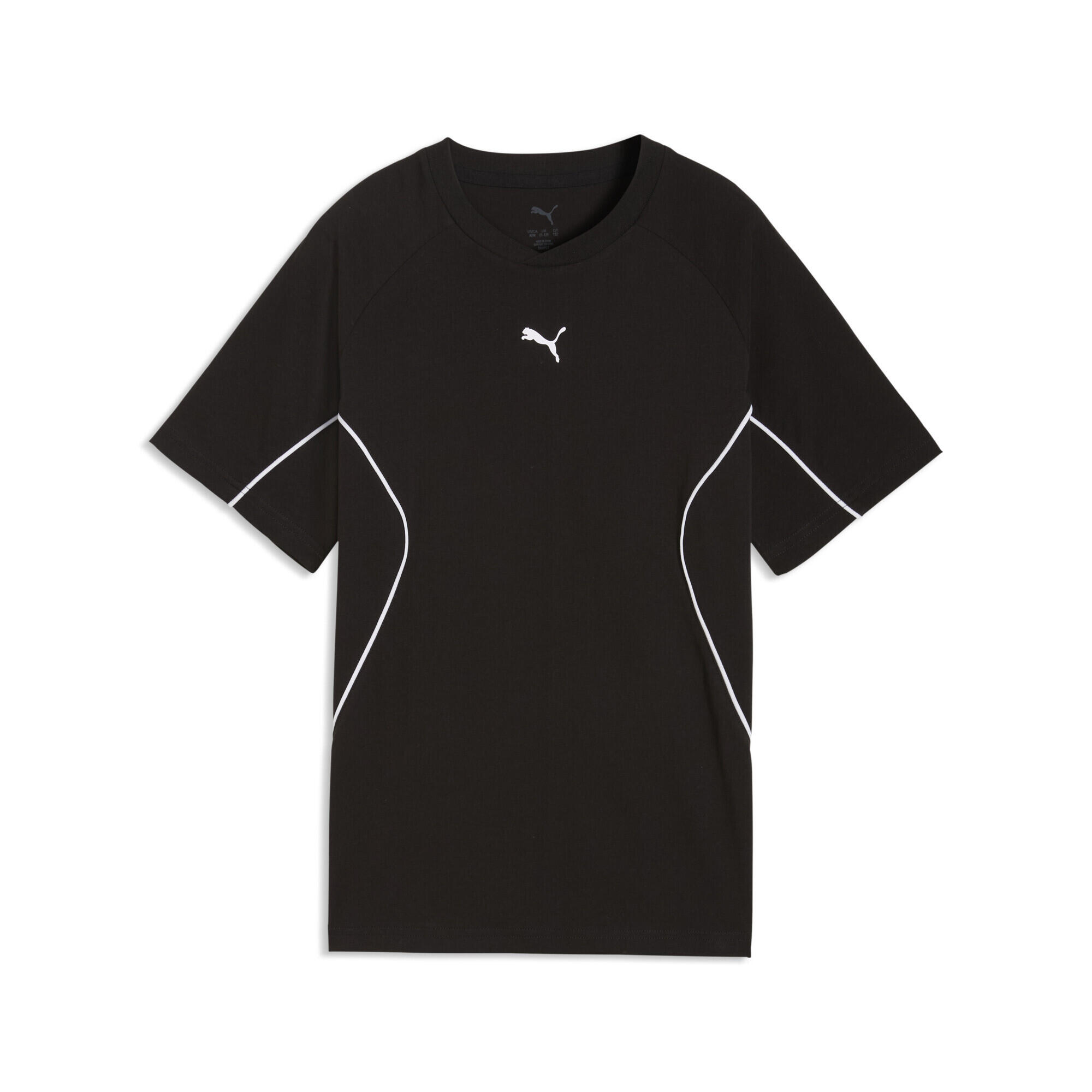 Tricou copii lejer, detalii paspoal, roșu PUMA