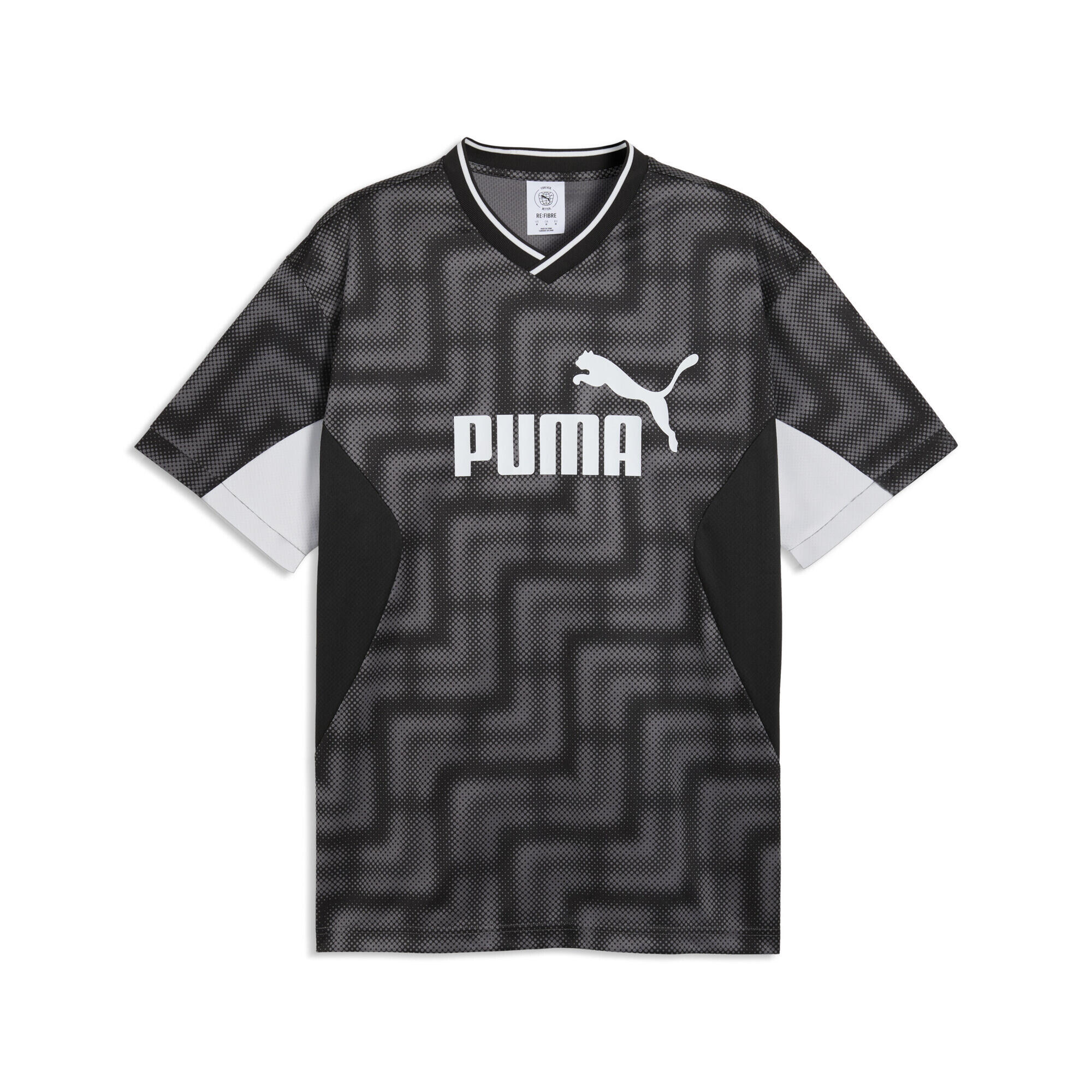 PUMA Pánské fotbalové tričko relaxed Essentials Block