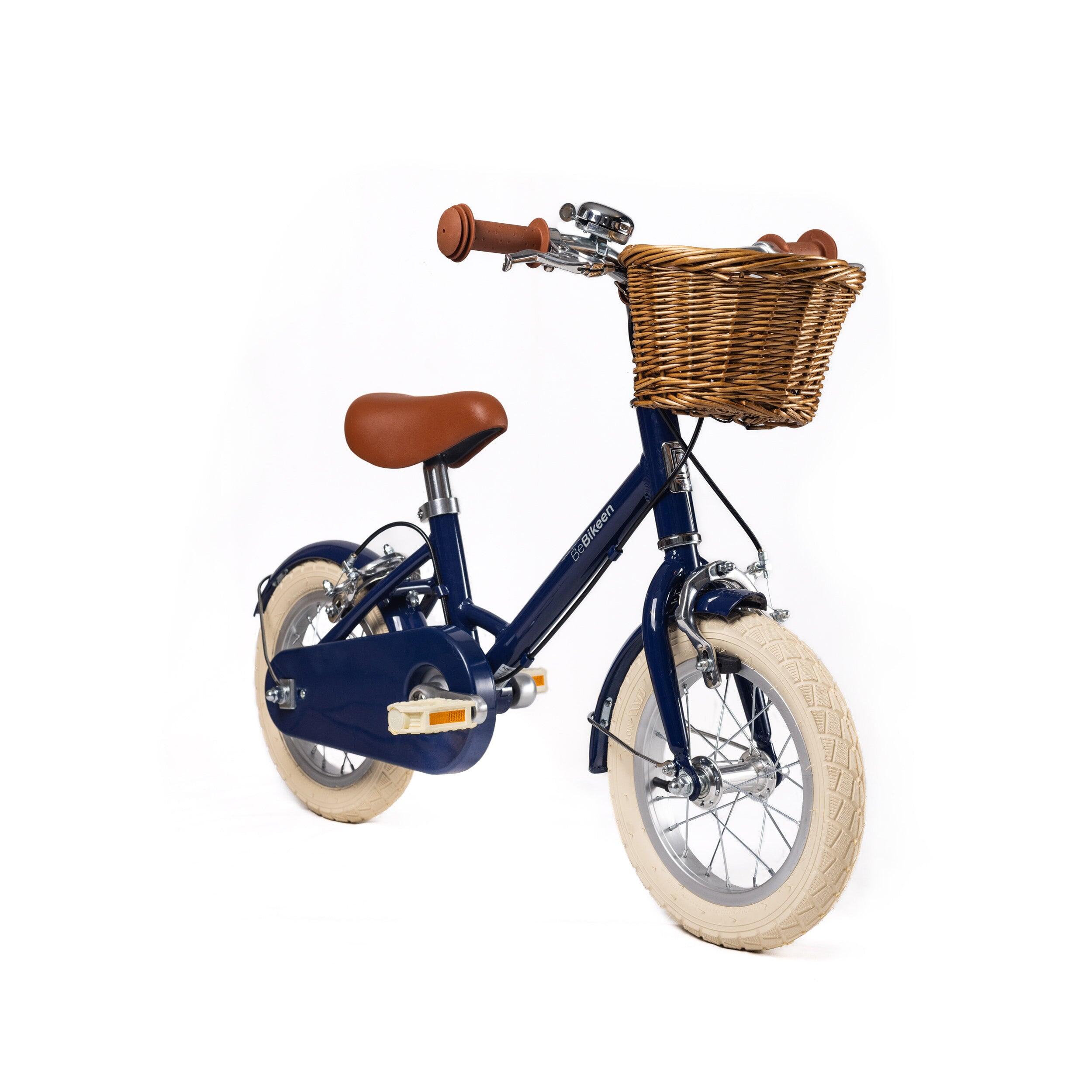 Bicicleta infantil de 12 pulgadas 2–4 años de aluminio ligero – Azul marino 5/8