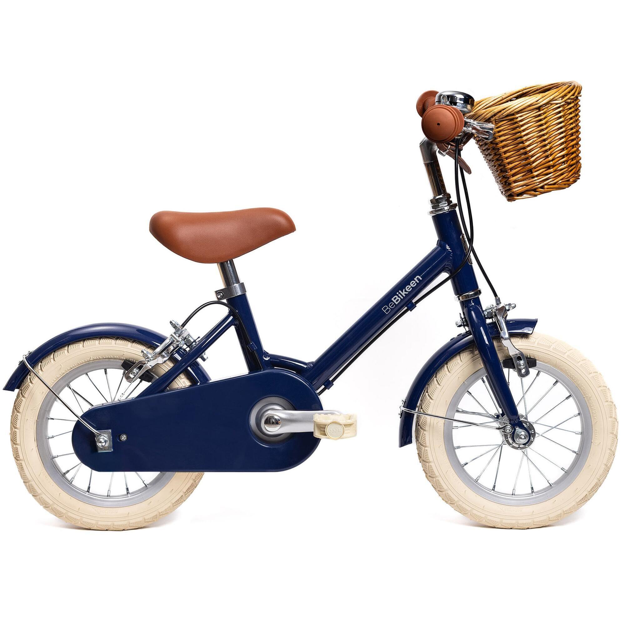 Bebikeen - Vélo Enfant 12 Pouces 2-4 Ans En Aluminium Léger - Bleu Marine - Vélo Enfant - Bleu - 12" - Decathlon
