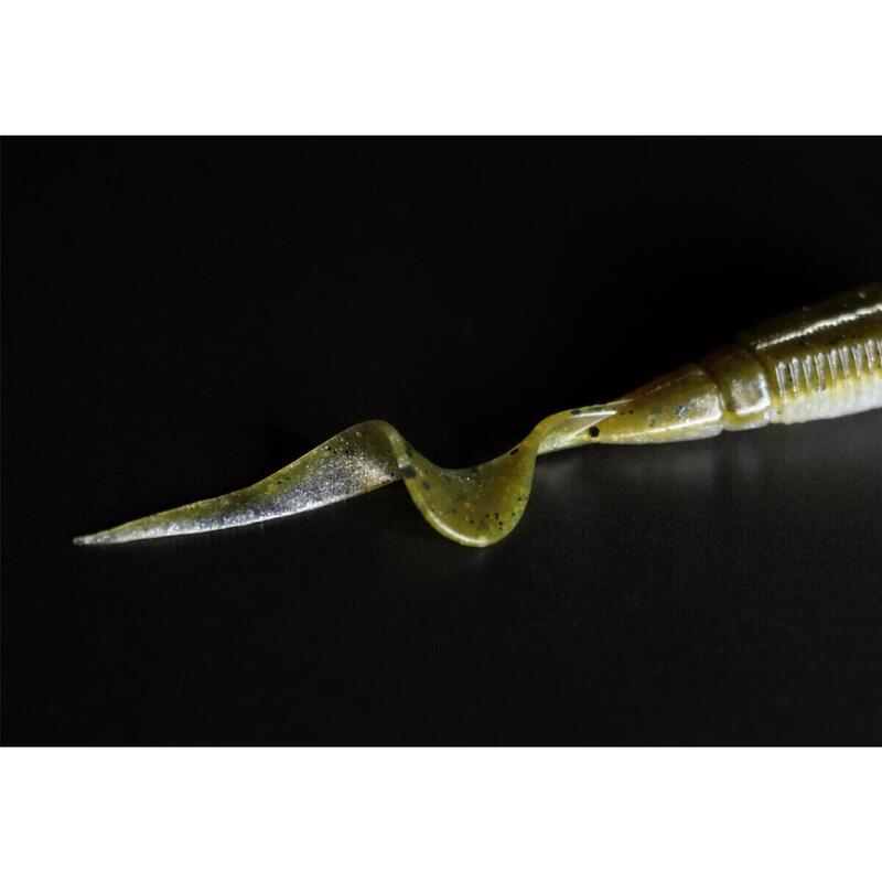 Shad Jackall Rhythm grub, 6 cm, kuwase, 4 buc / plic