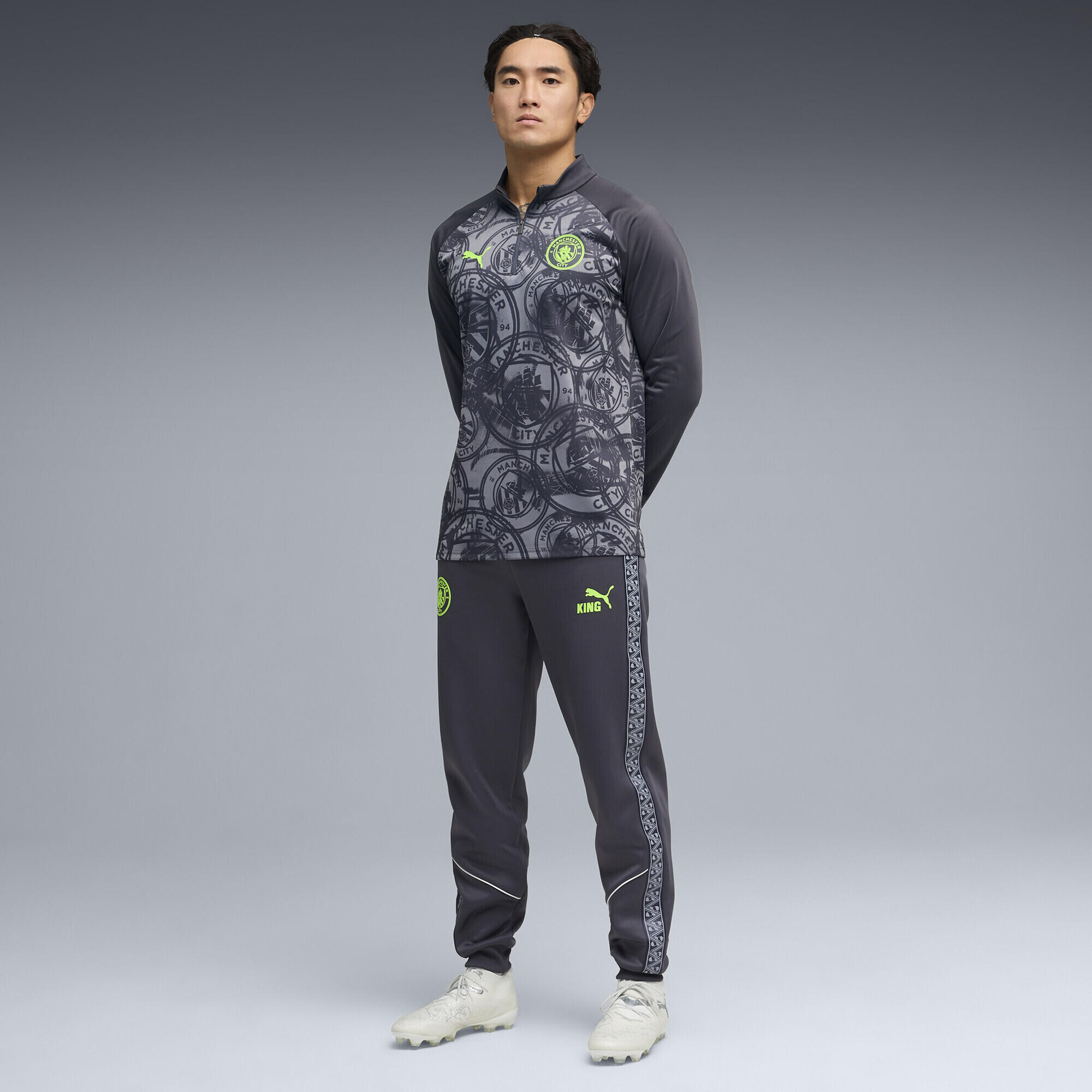 Haut d'échauffement 1/4 zip Manchester City Homme PUMA 4/5